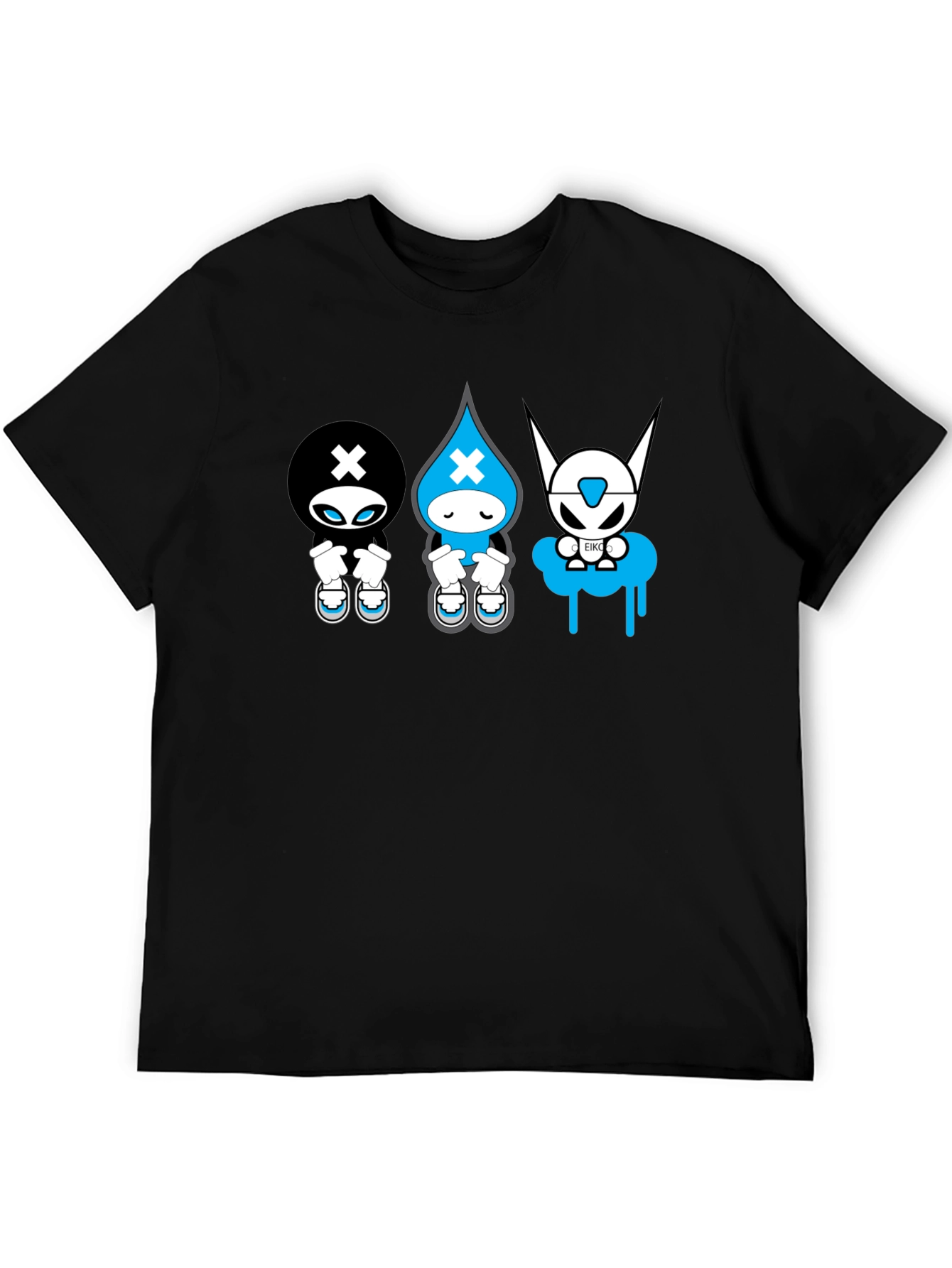 Unique Graphic Tee: Abstract Character Design