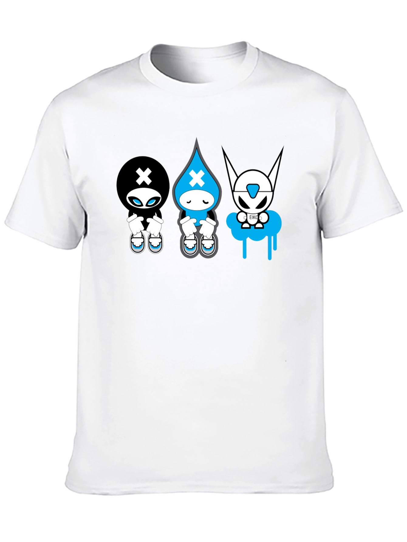 Unique Graphic Tee: Abstract Character Design