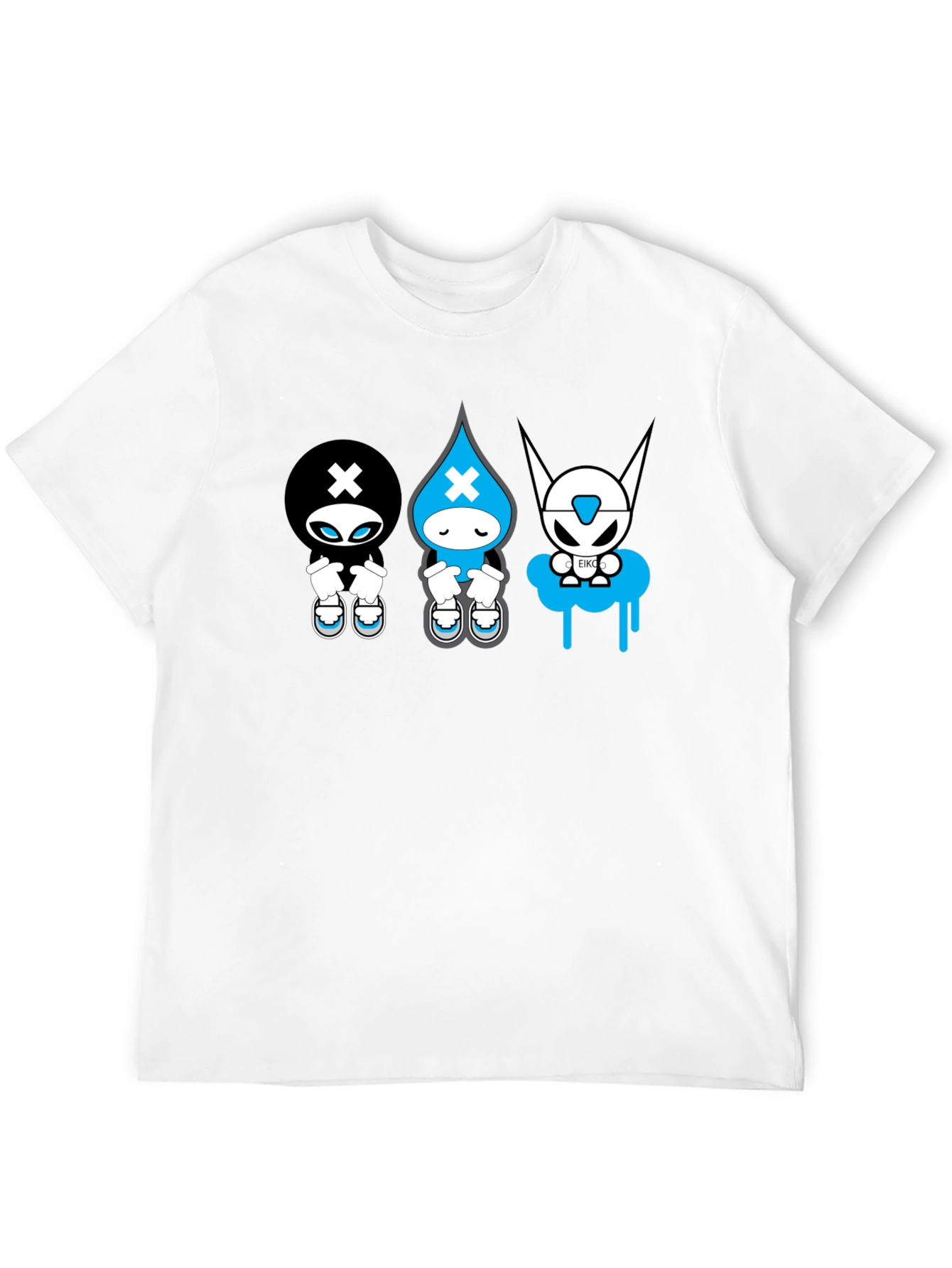 Unique Graphic Tee: Abstract Character Design