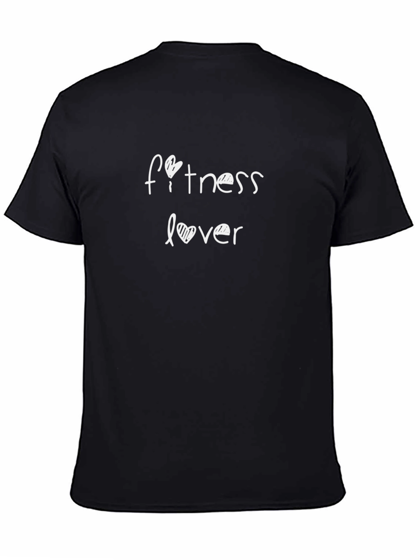 Fitness Lover Black T-Shirt