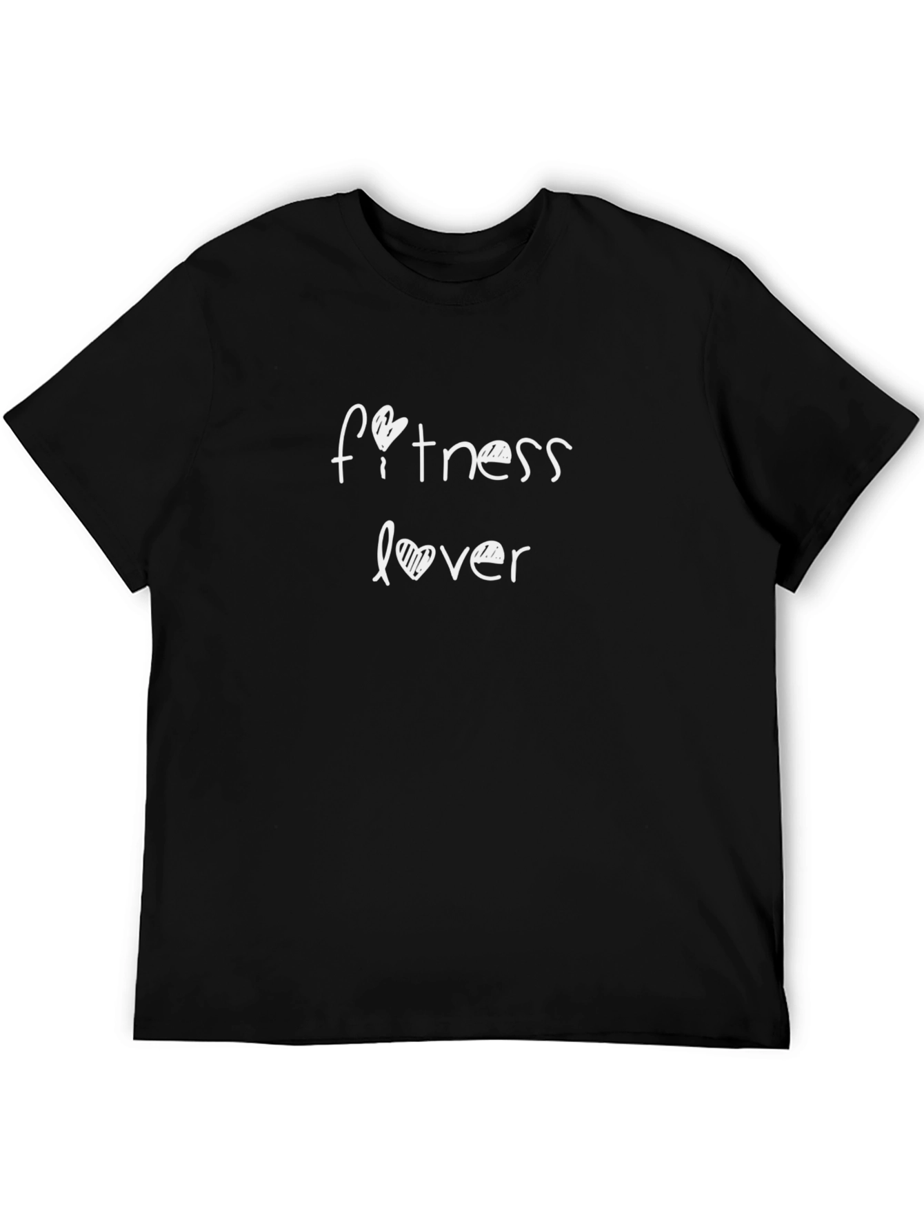 Fitness Lover Black T-Shirt