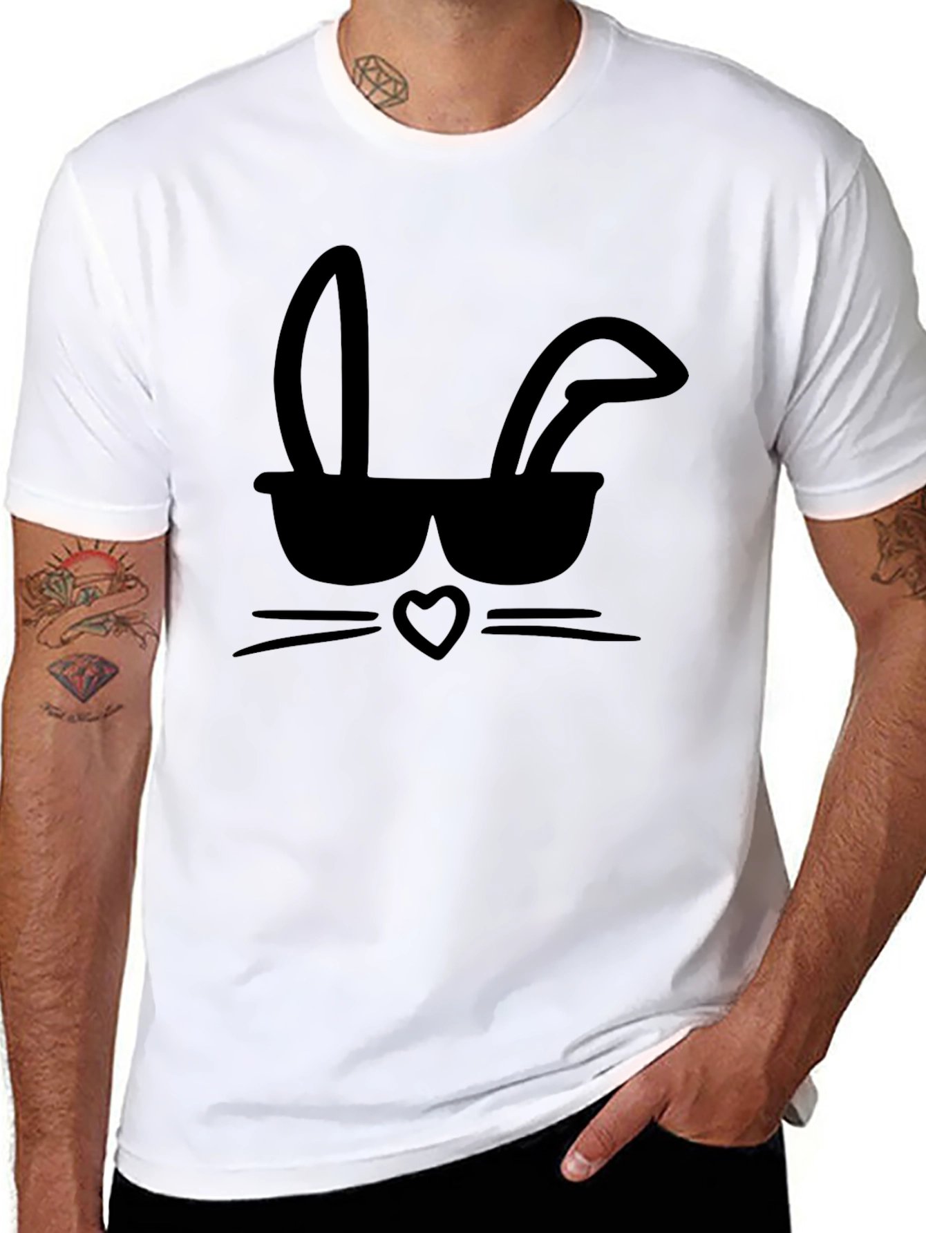 Cool Bunny T-Shirt - Fun Easter Apparel