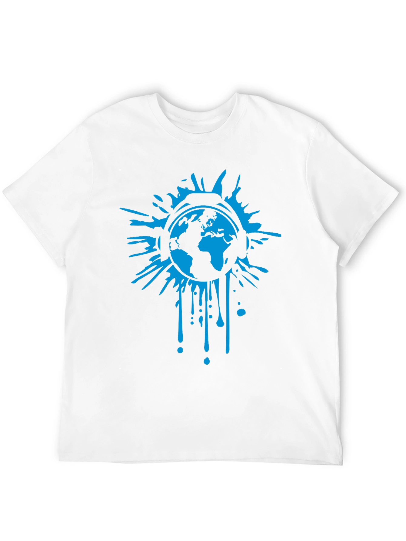 Global Beats Black T-Shirt - Earth Headphones Graphic Tee