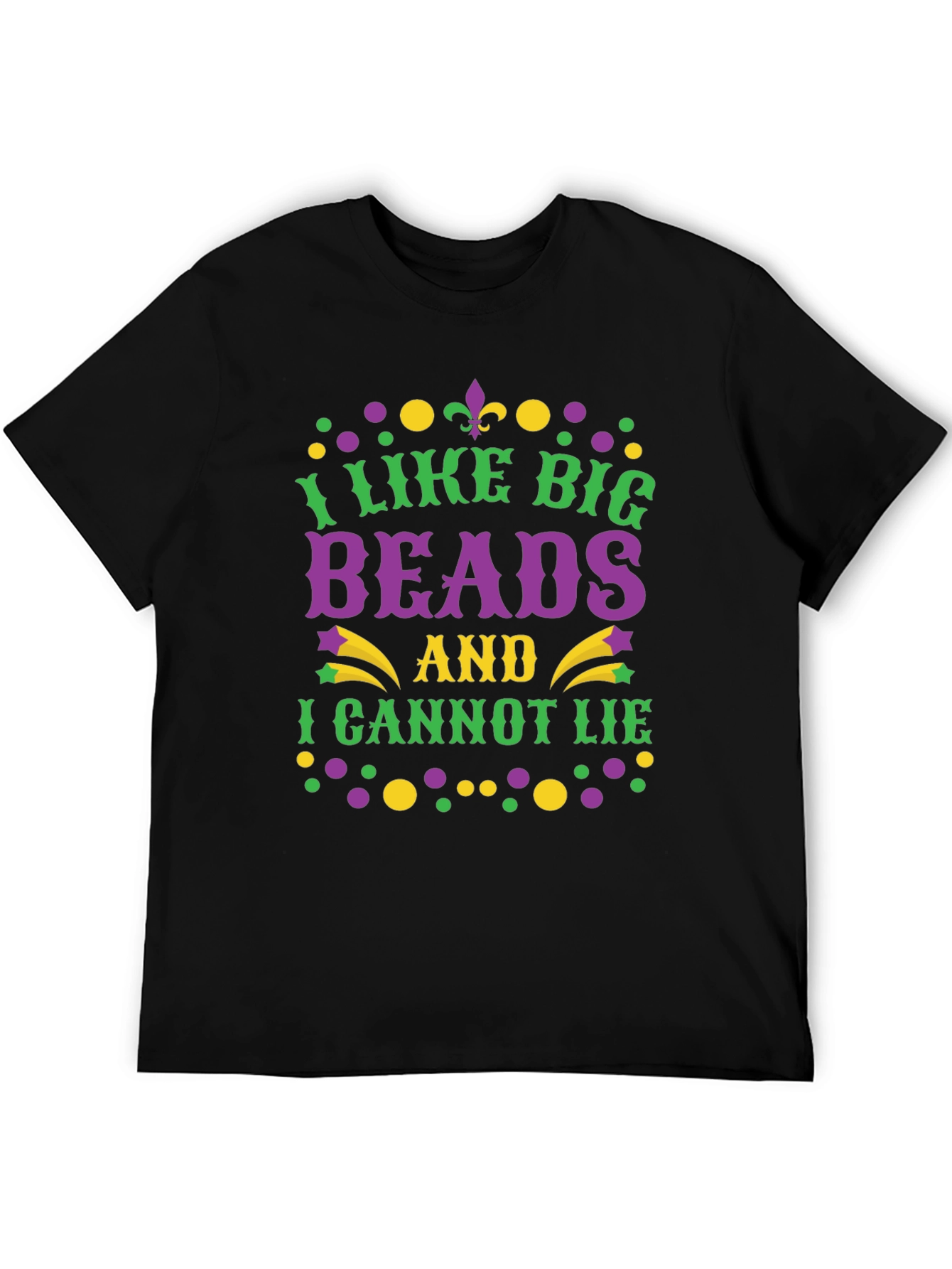 Mardi Gras T-Shirt: I Like Big Beads