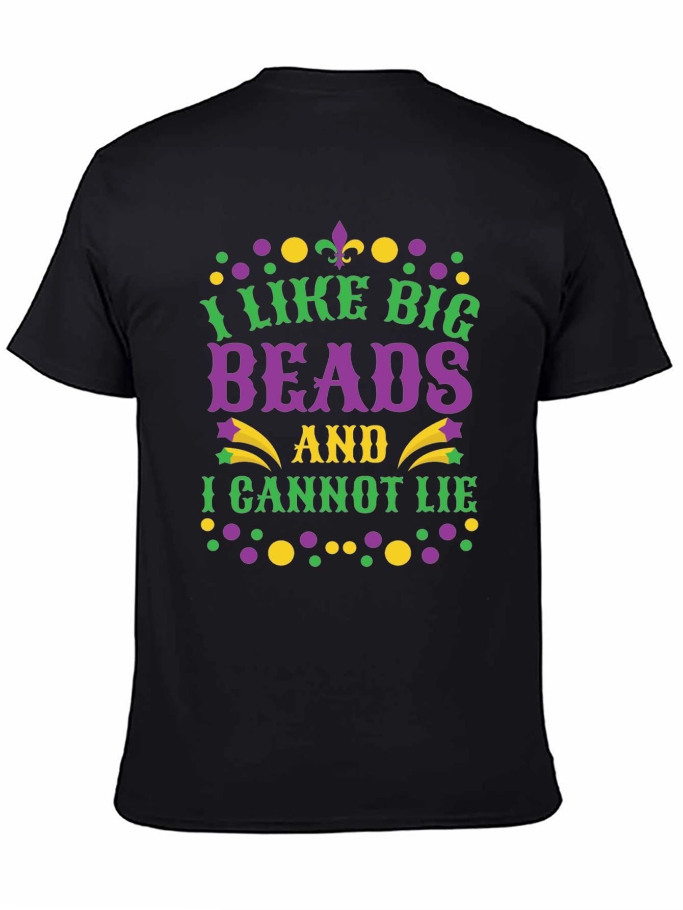 Mardi Gras T-Shirt: I Like Big Beads