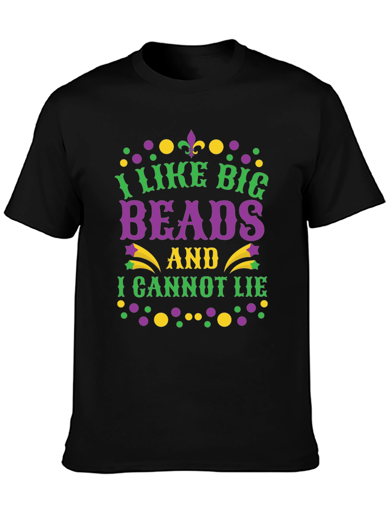 Mardi Gras T-Shirt: I Like Big Beads