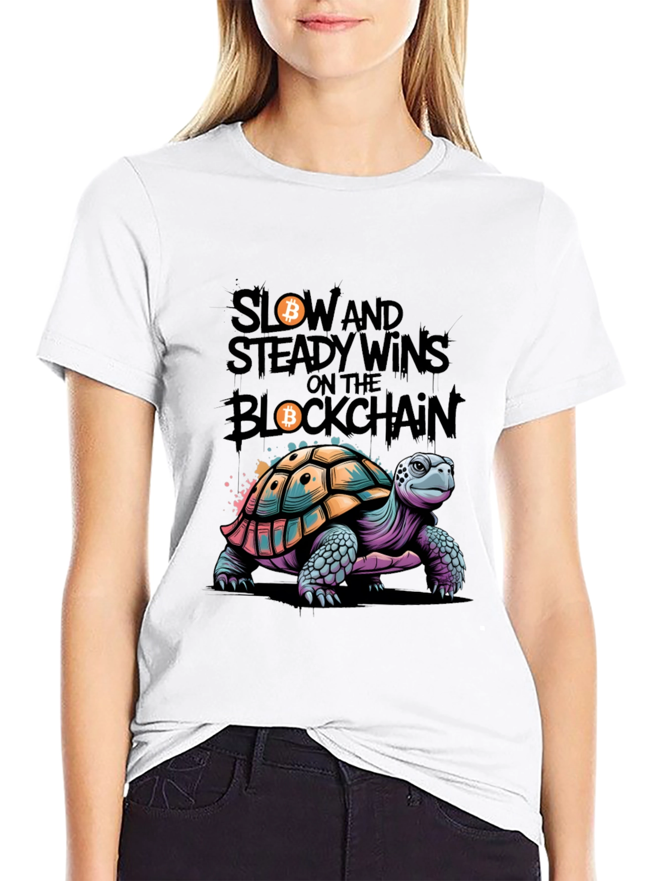 Slow and Steady Crypto Turtle T-Shirt