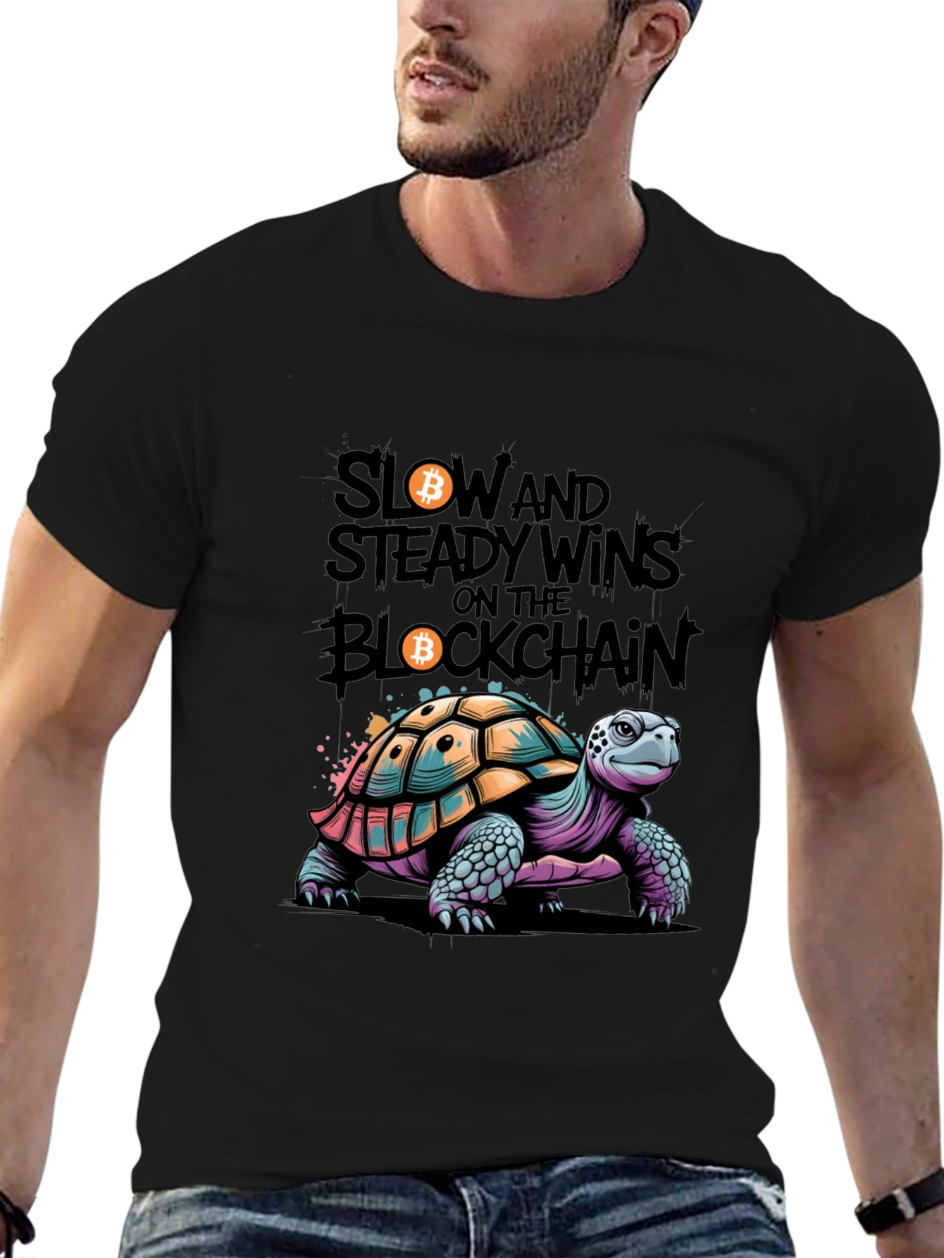 Slow and Steady Crypto Turtle T-Shirt