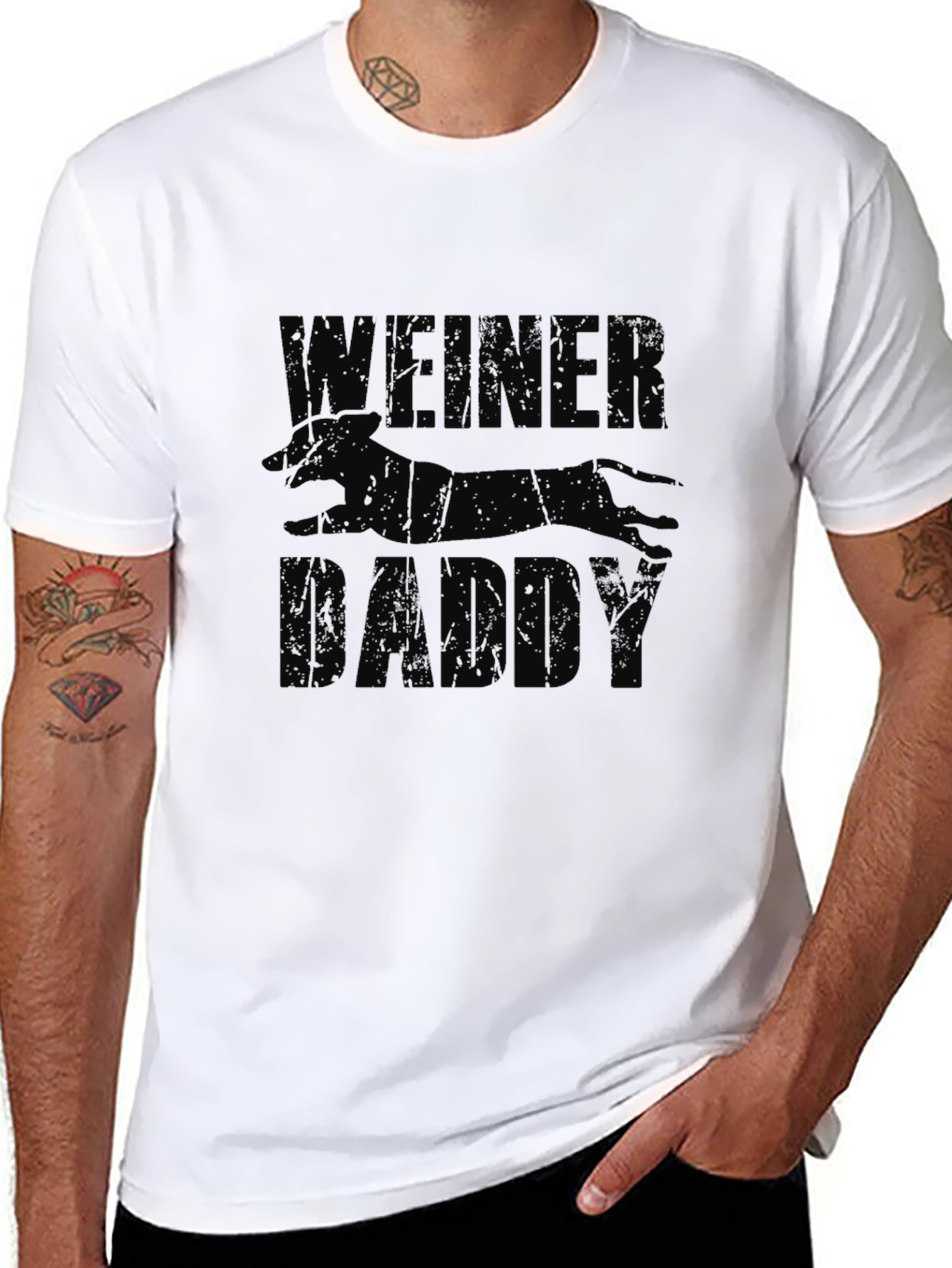 Weiner Daddy Graphic T-Shirt - Novelty Gift