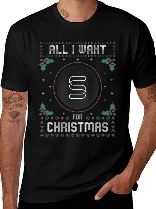 Holiday Crypto Sweat Economy Sweatcoin Ugly Christmas T-Shirt