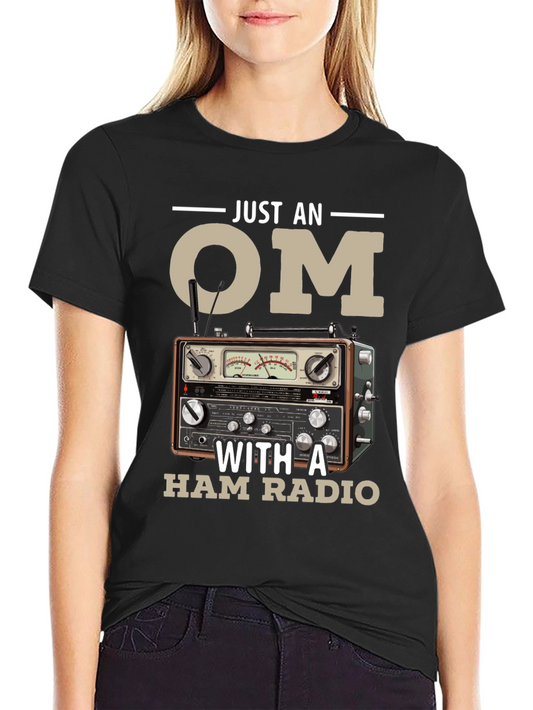 Just an OM with a Ham Radio T-Shirt
