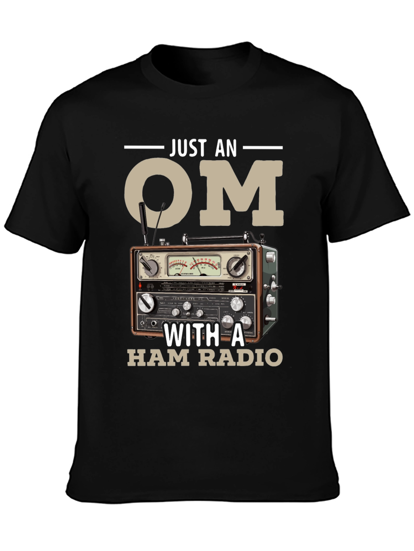 Just an OM with a Ham Radio T-Shirt