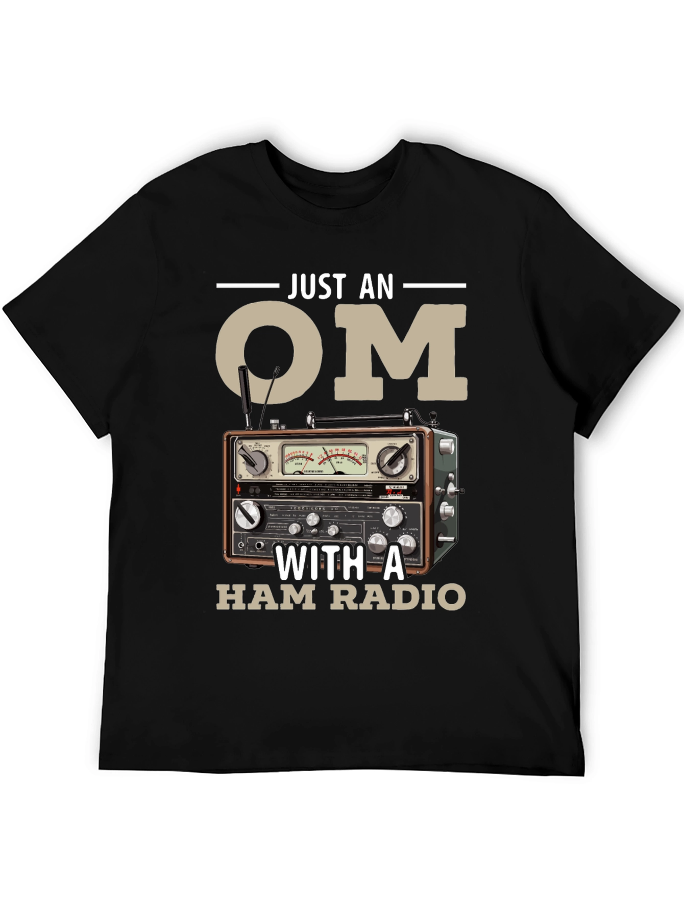 Just an OM with a Ham Radio T-Shirt