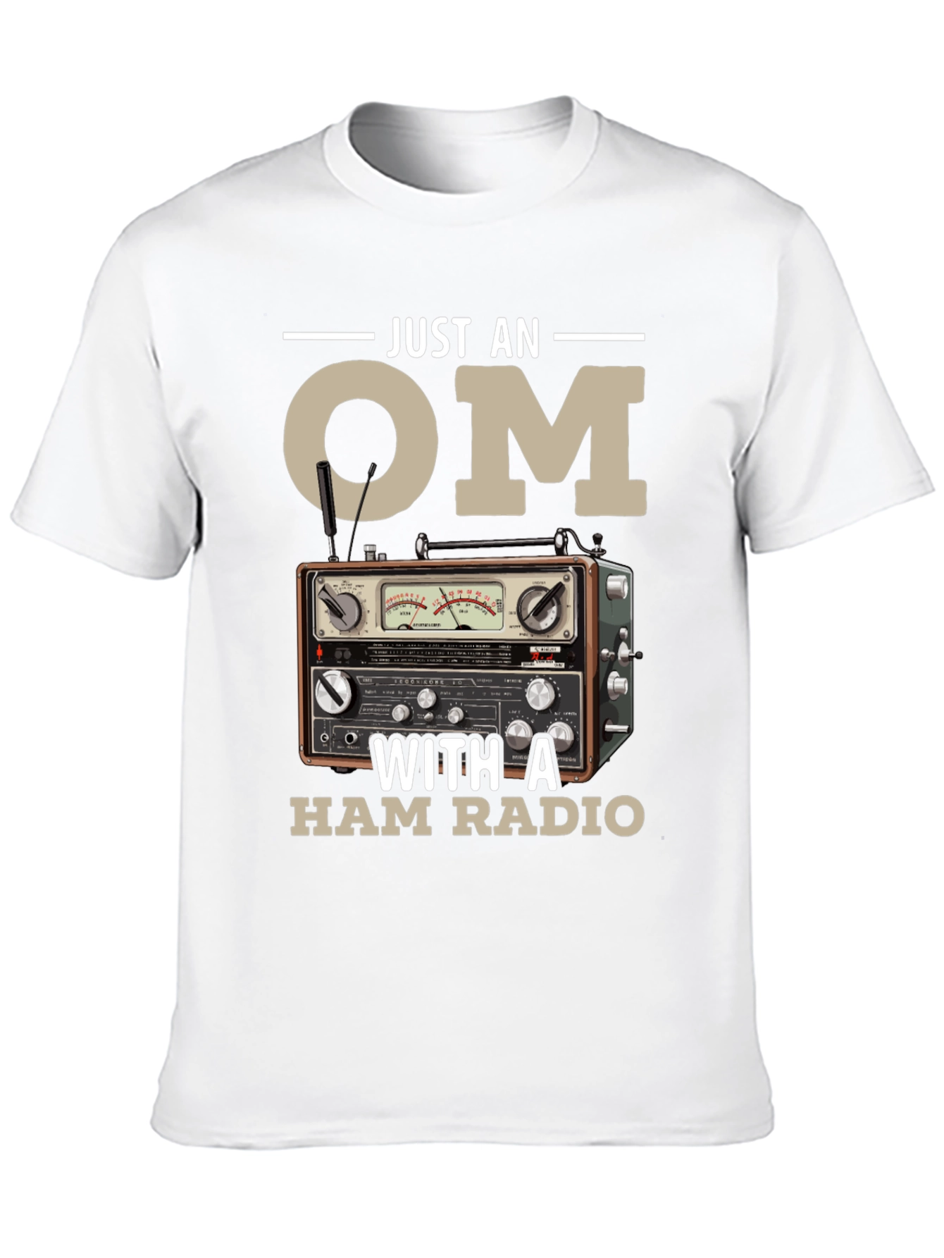 Just an OM with a Ham Radio T-Shirt