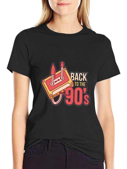 Retro 90s Cassette Tape Graphic Tee - Vintage Style!