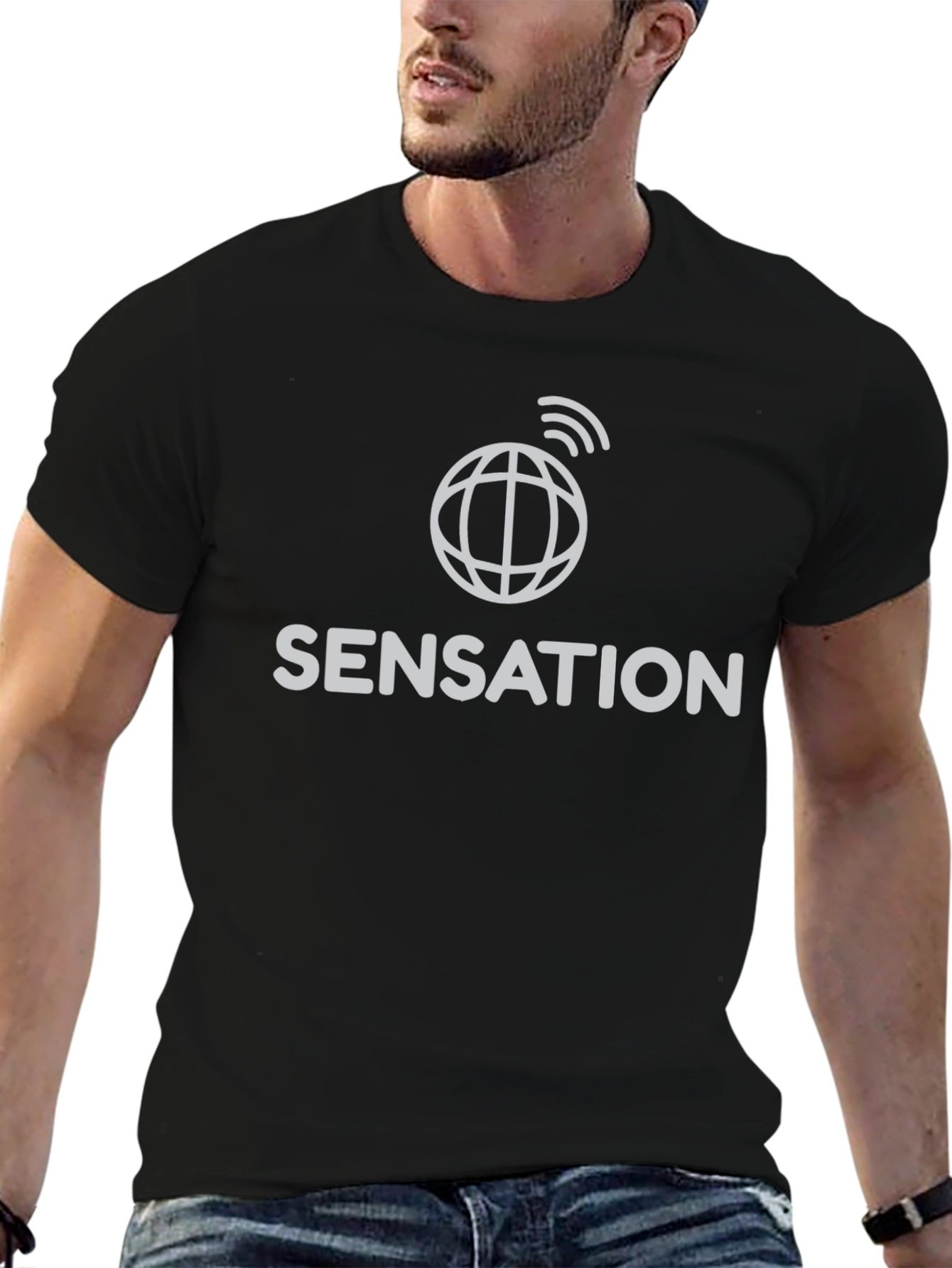 Sensation Graphic Tee - Modern Design