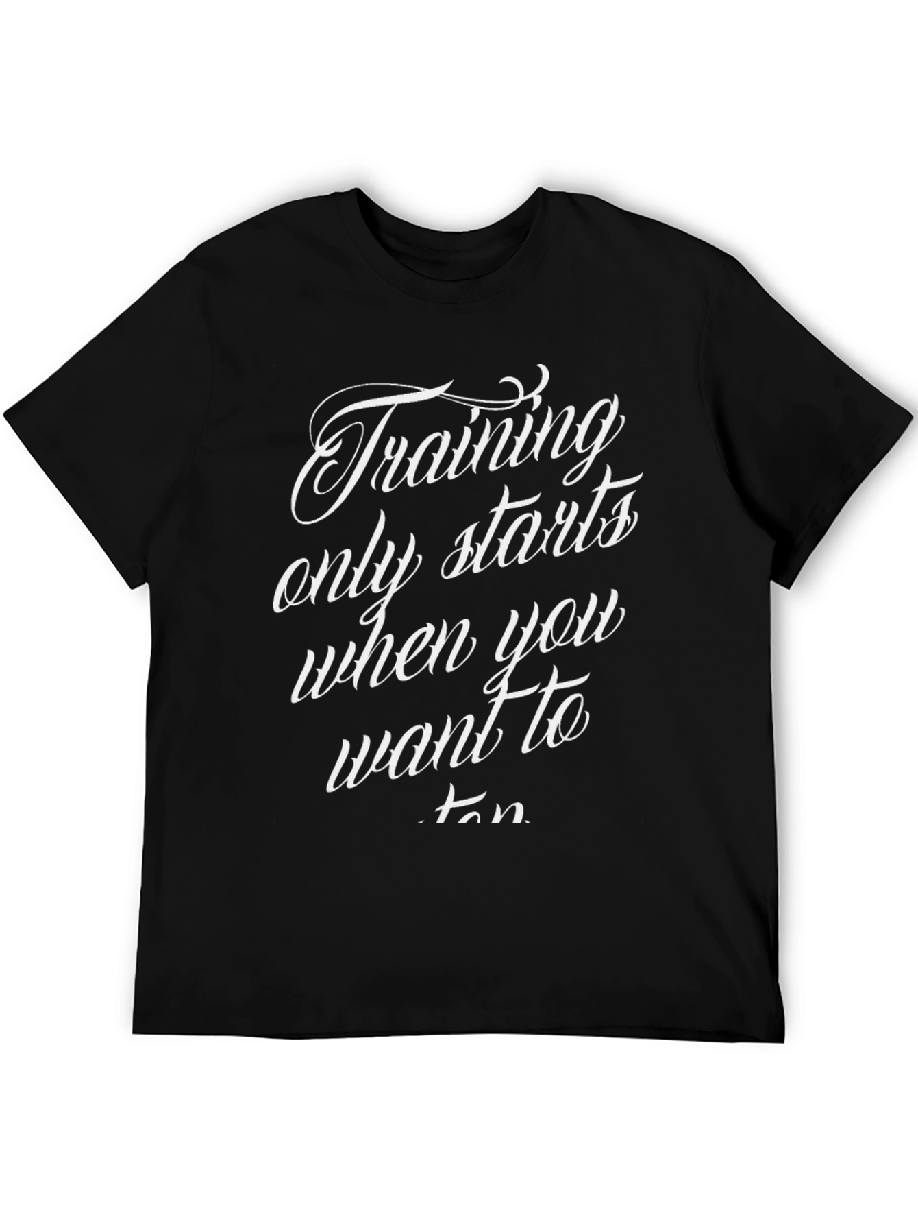 Training Starts T-Shirt - Motivation Tee