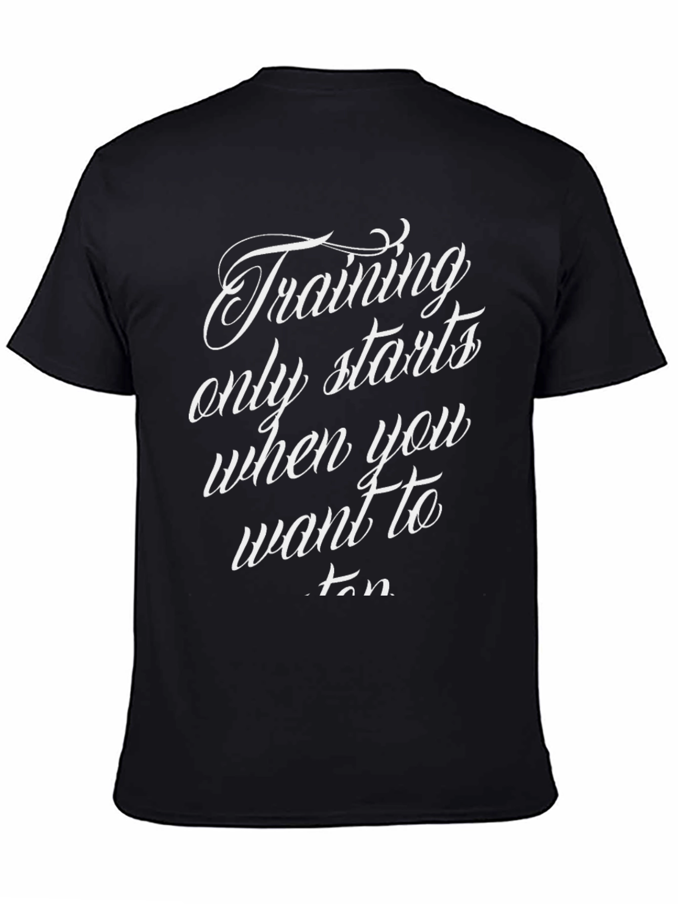 Training Starts T-Shirt - Motivation Tee