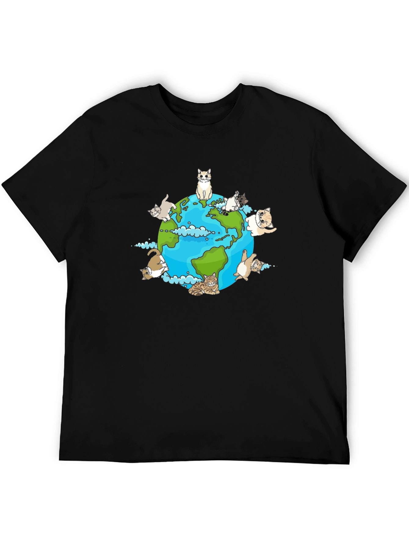 Cats Around The World Graphic Tee