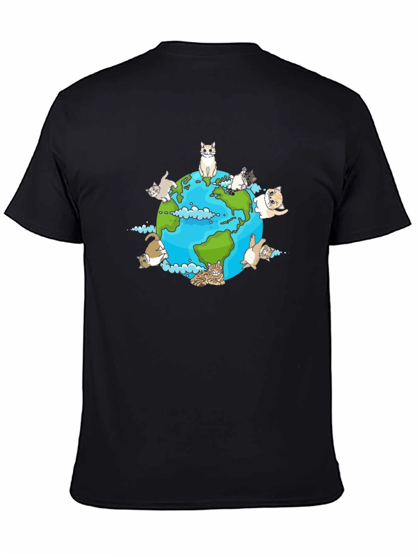 Cats Around The World Graphic Tee