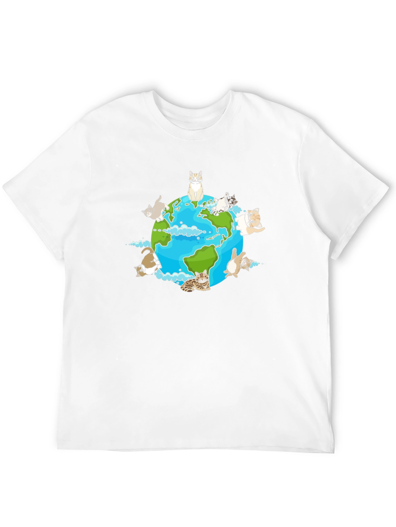 Cats Around The World Graphic Tee