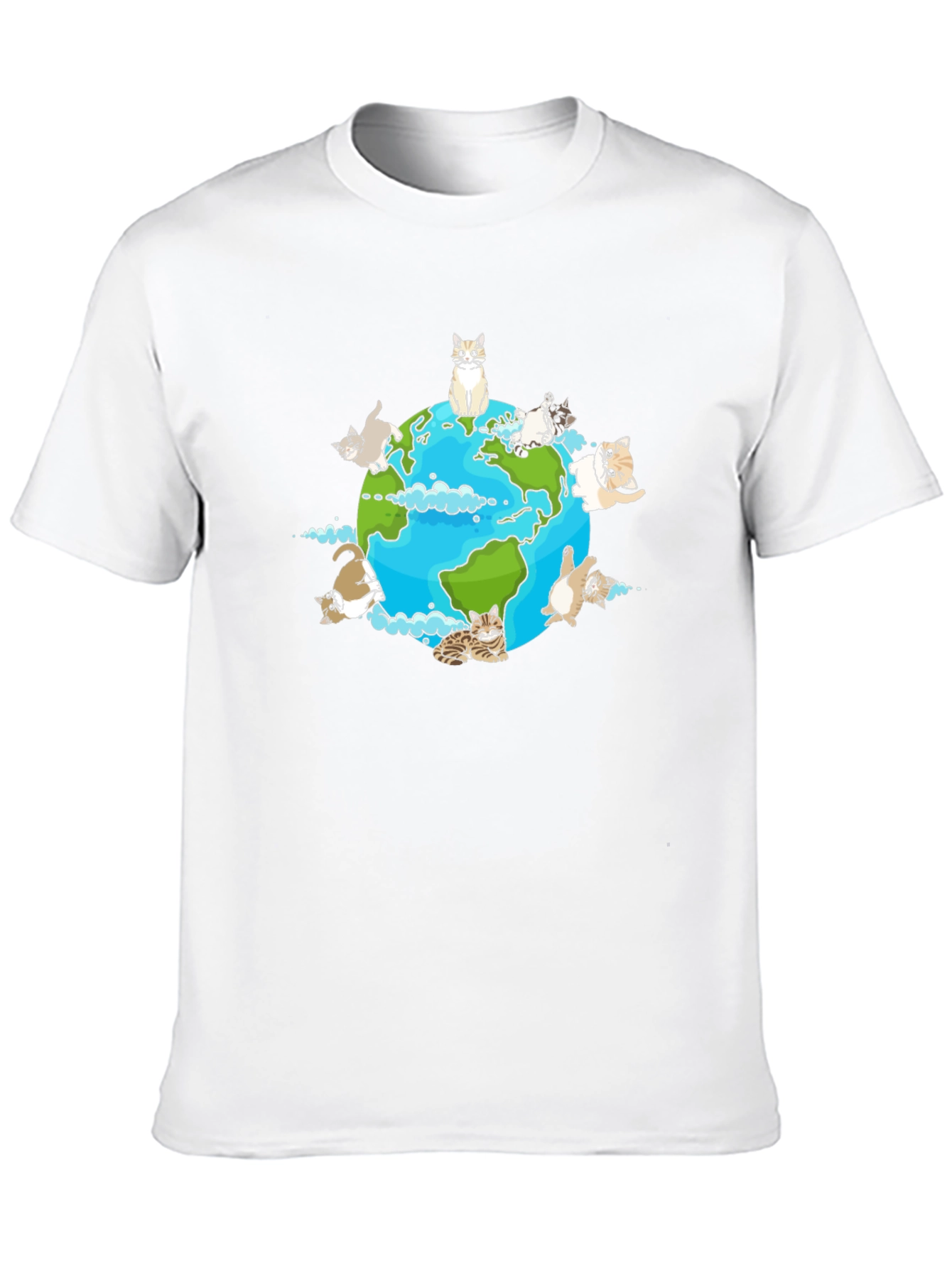 Cats Around The World Graphic Tee