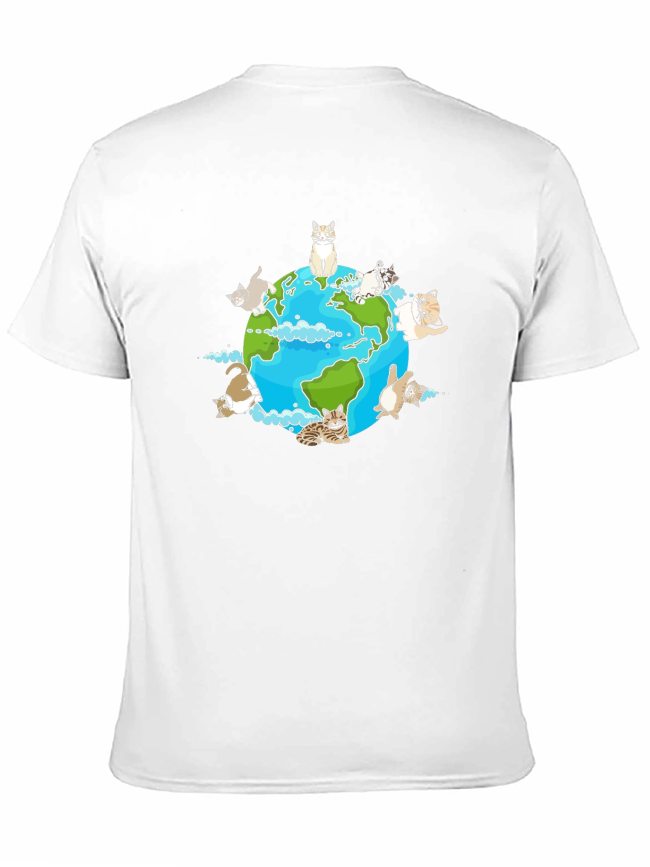 Cats Around The World Graphic Tee