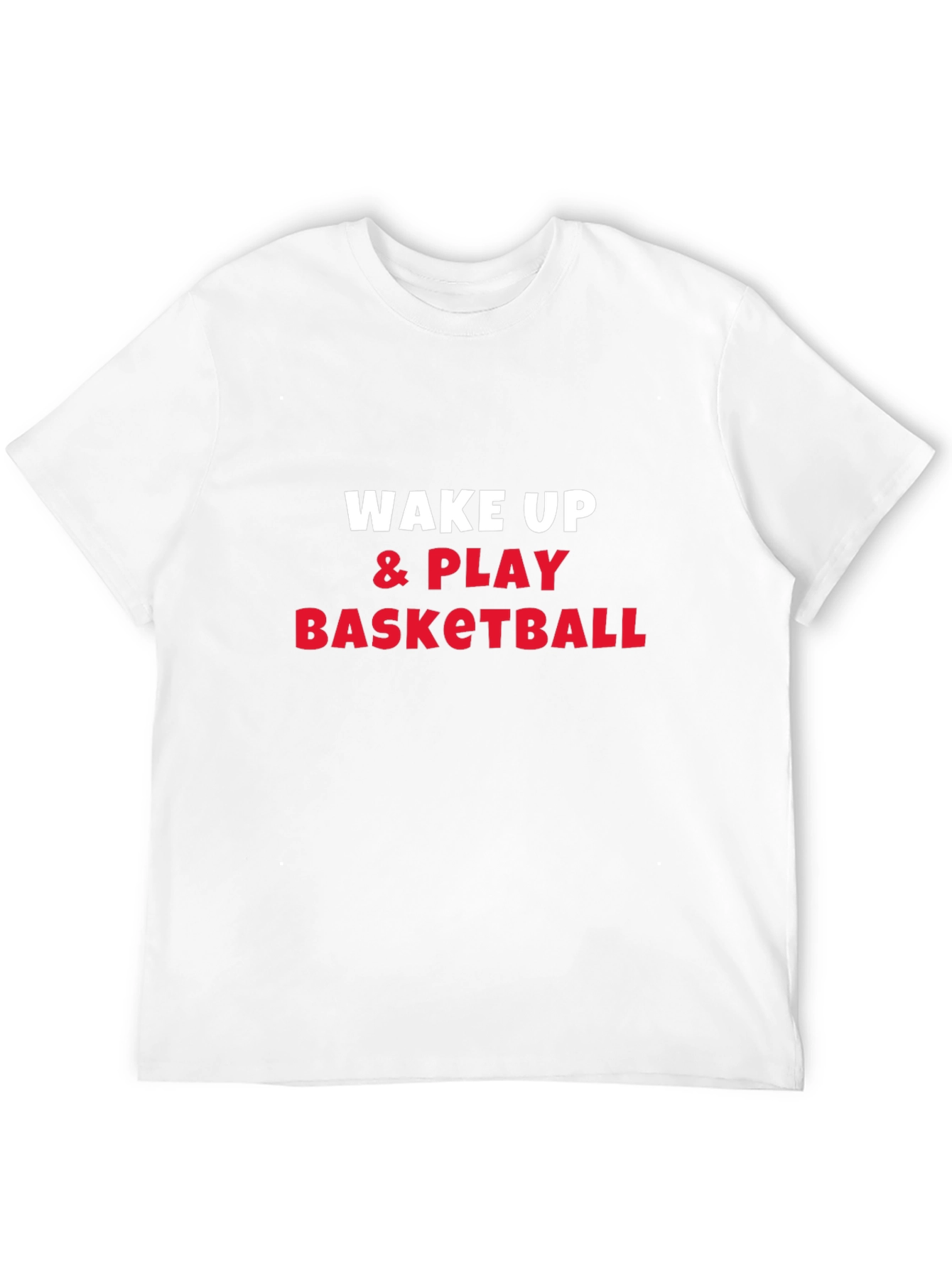 Wake Up & Play Basketball Graphic Tee