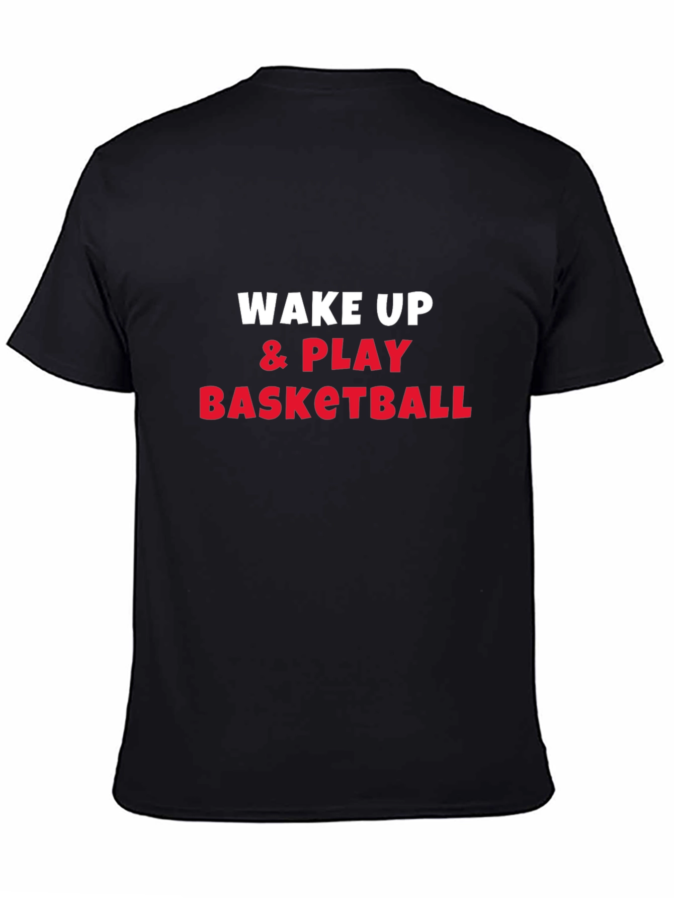 Wake Up & Play Basketball Graphic Tee