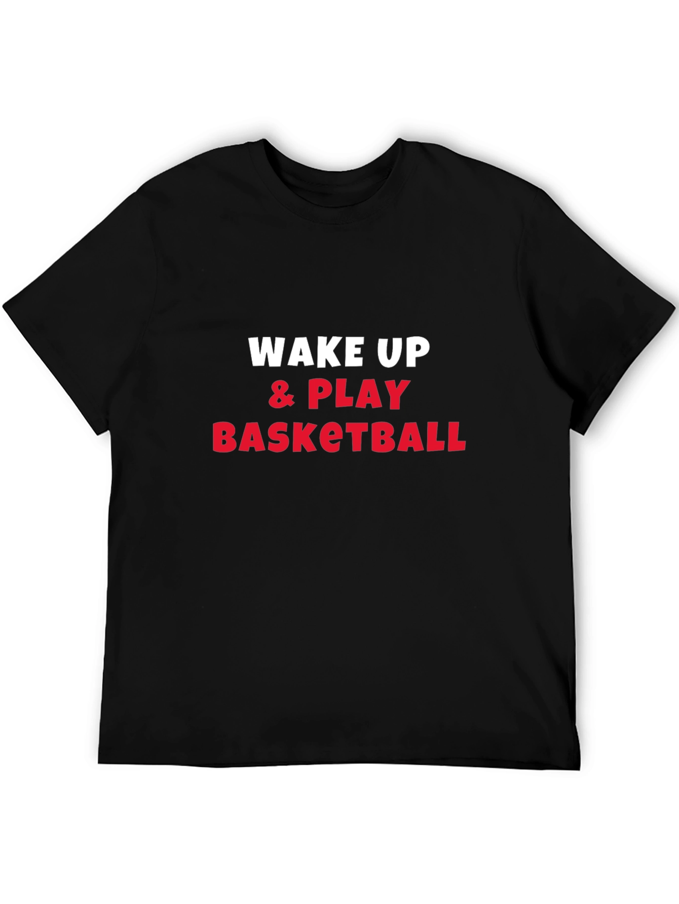 Wake Up & Play Basketball Graphic Tee