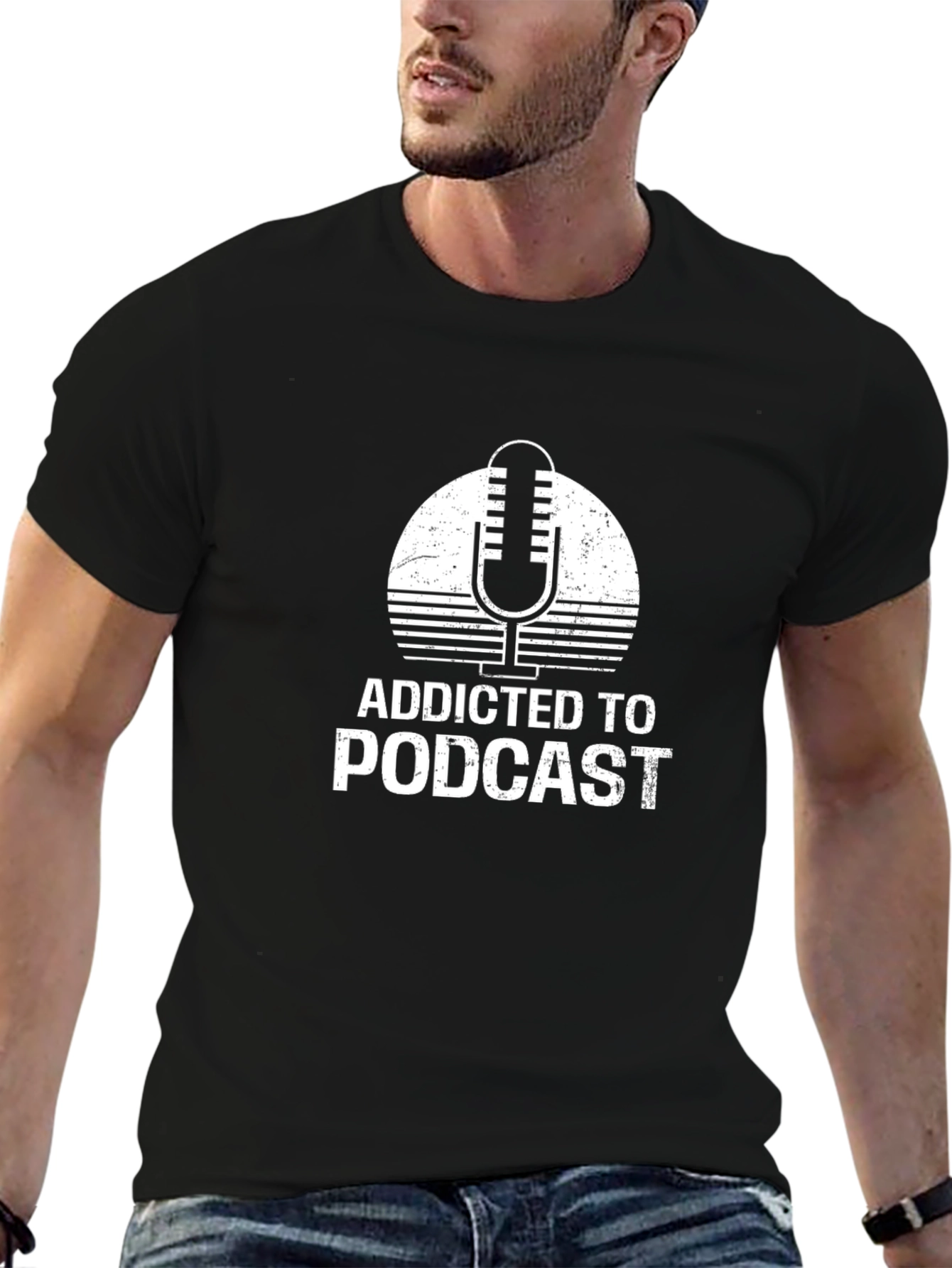 Addicted to Podcast T-Shirt