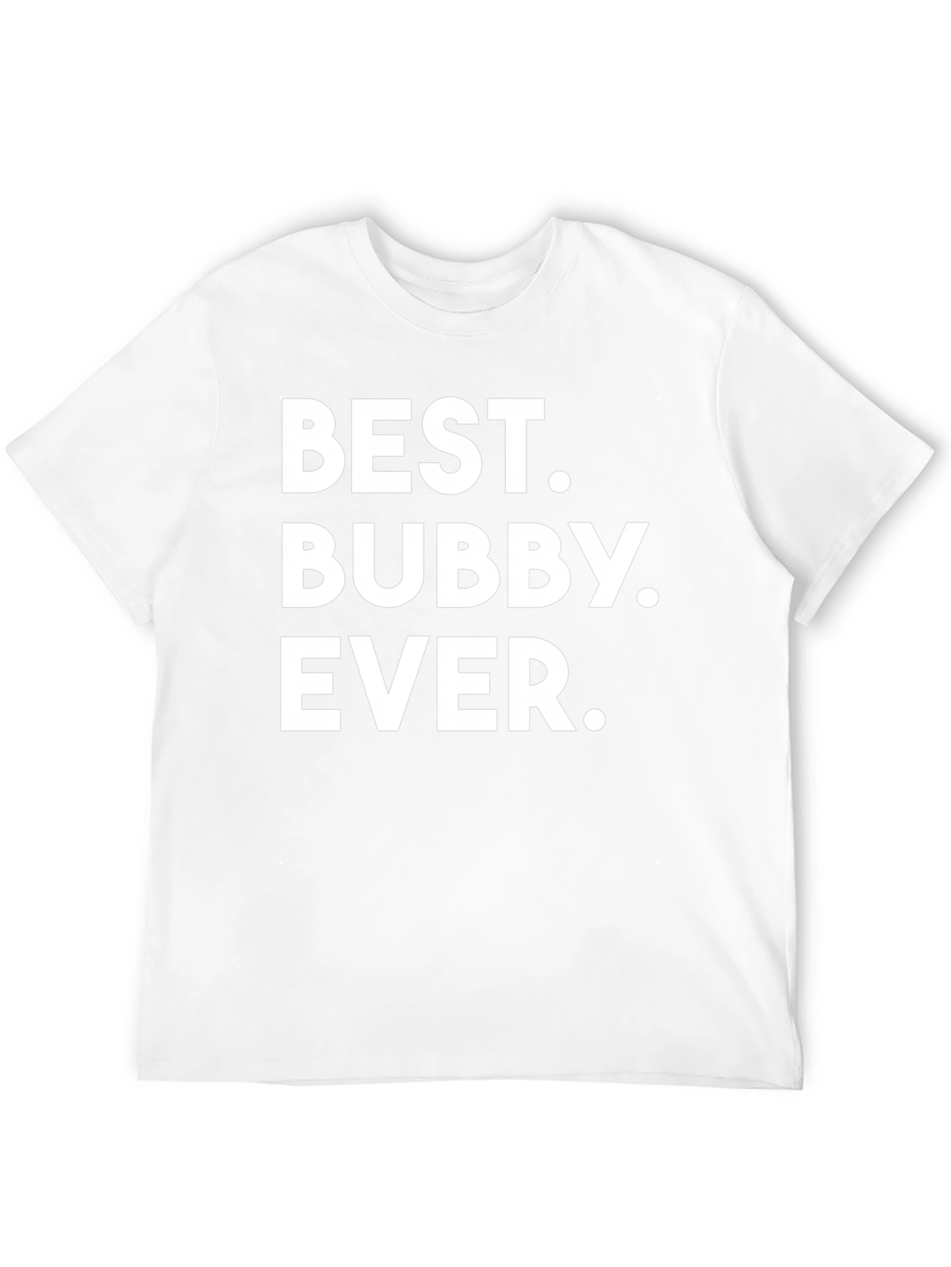 Best Bubby Ever T-Shirt - Black Novelty Tee