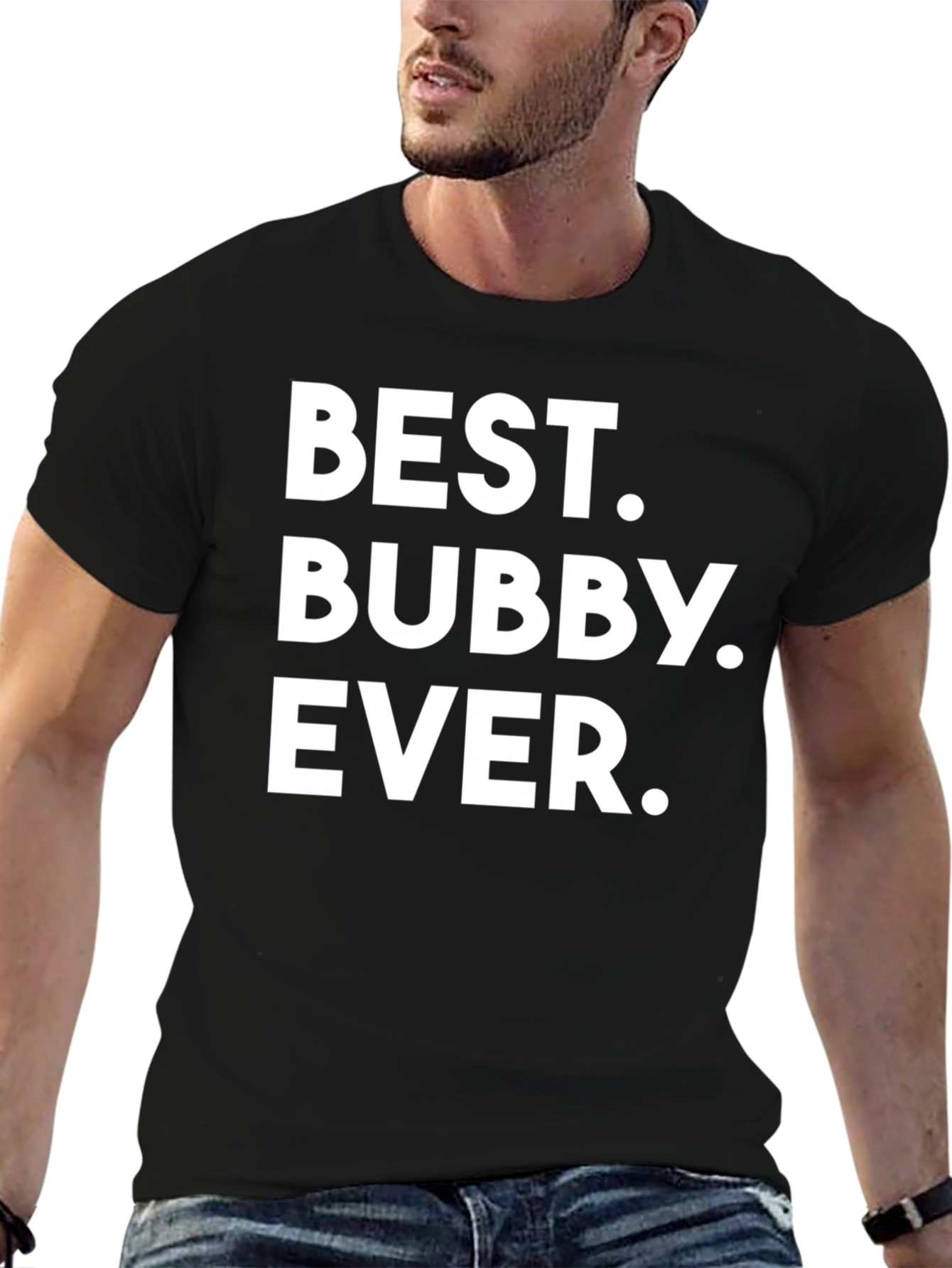 Best Bubby Ever T-Shirt - Black Novelty Tee