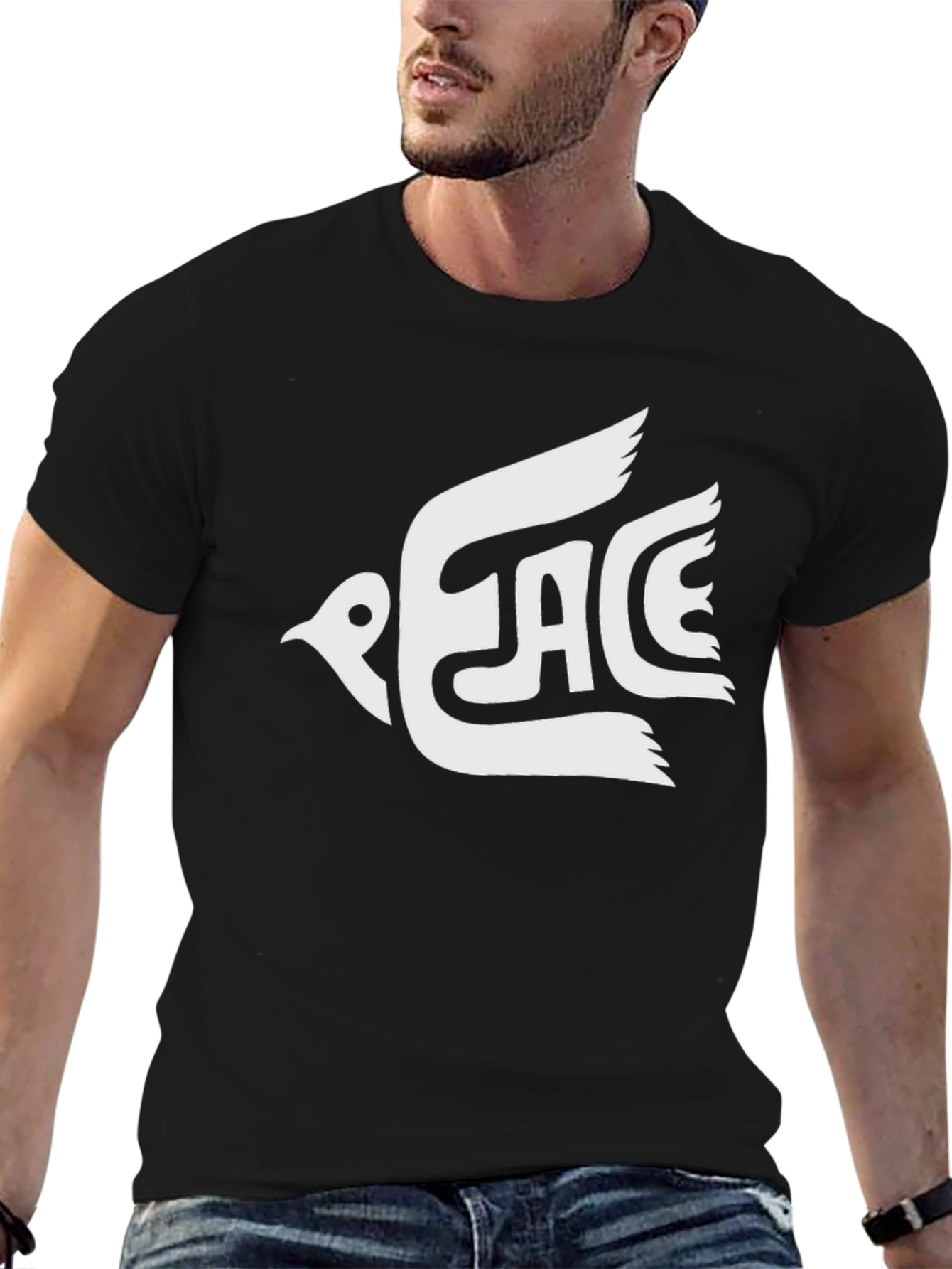 Peace Dove Graphic T-Shirt - Soft Cotton Blend