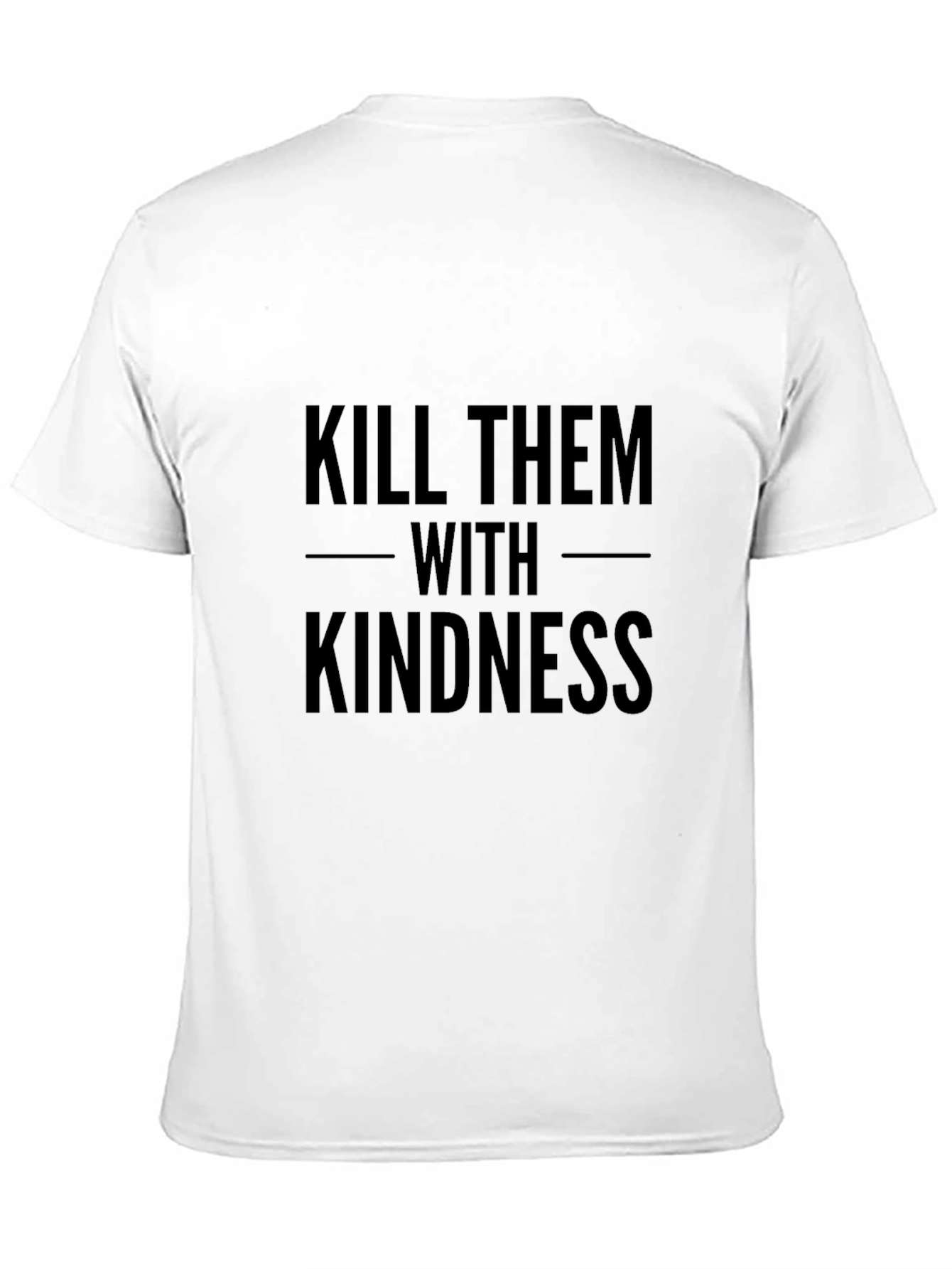 Kill Them With Kindness Black Graphic Tee