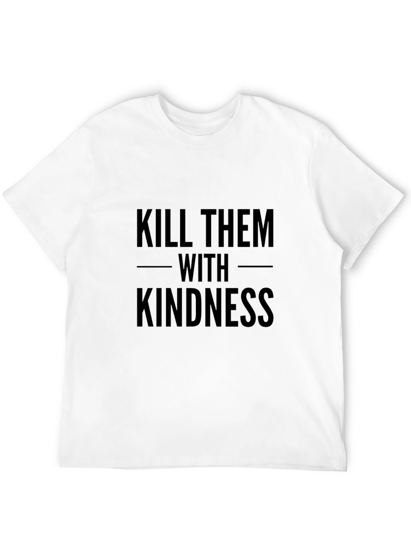 Kill Them With Kindness Black Graphic Tee