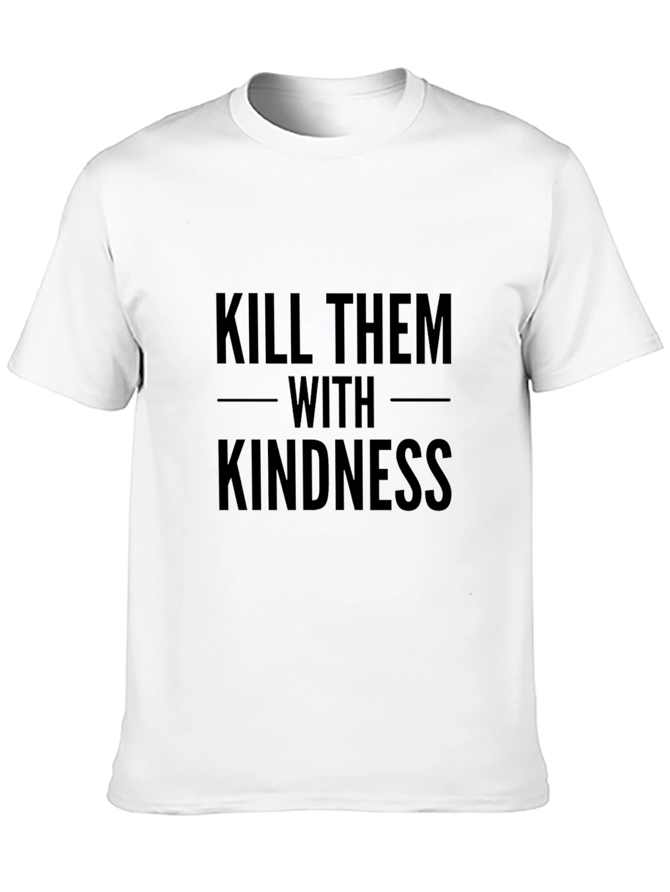 Kill Them With Kindness Black Graphic Tee