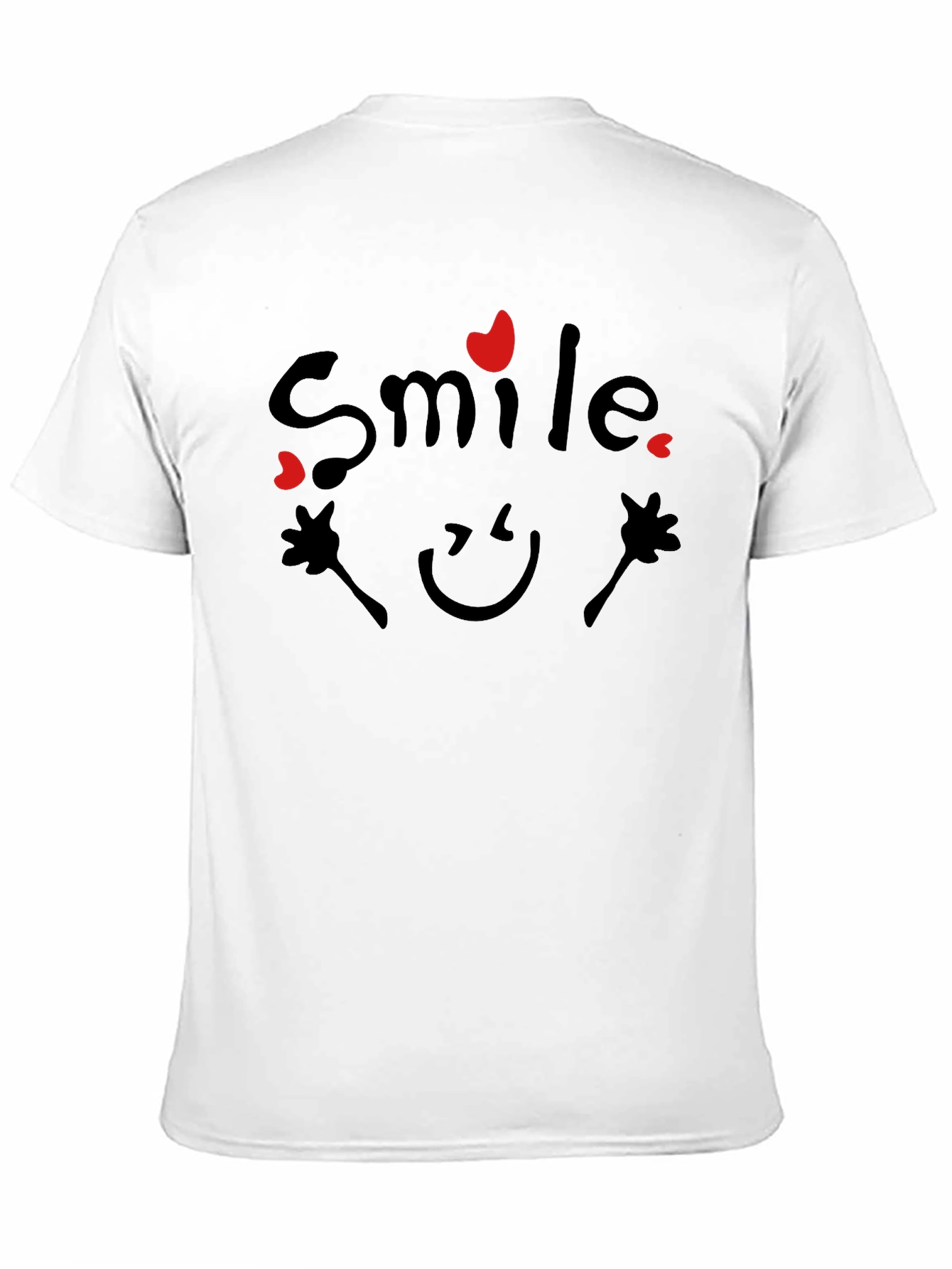 Smile Graphic Black T-Shirt