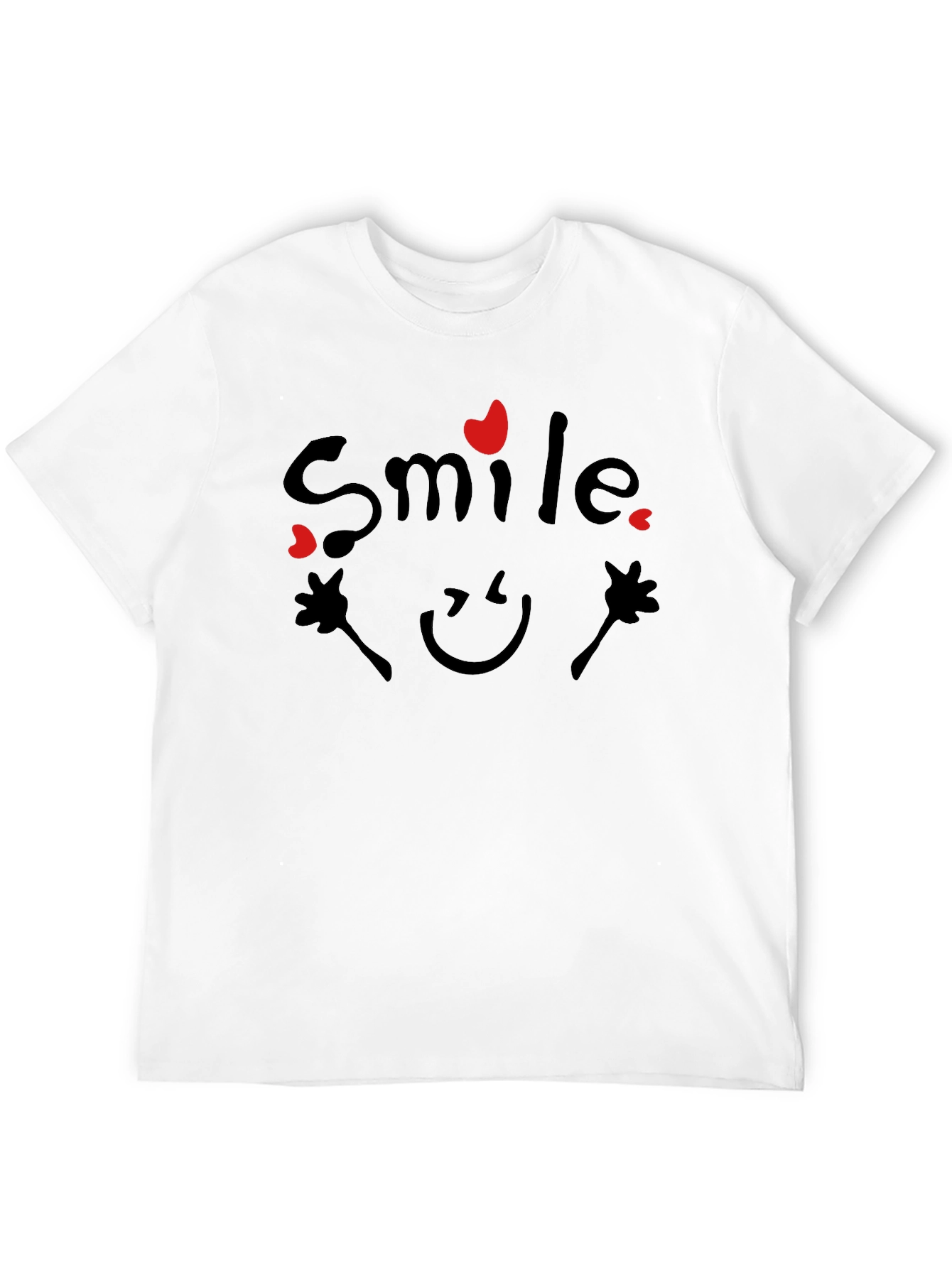 Smile Graphic Black T-Shirt