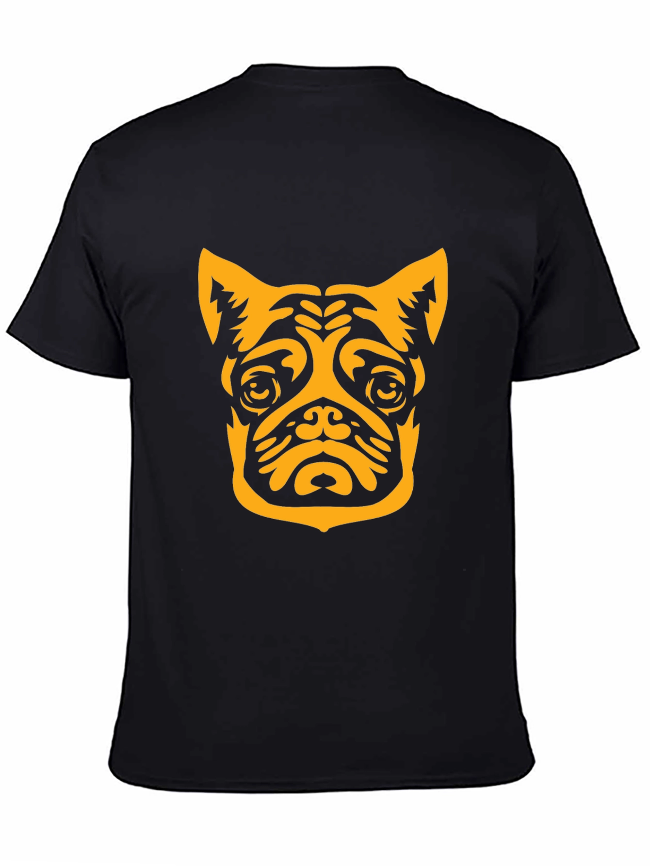 Dog Graphic Tee - Black Casual Shirt