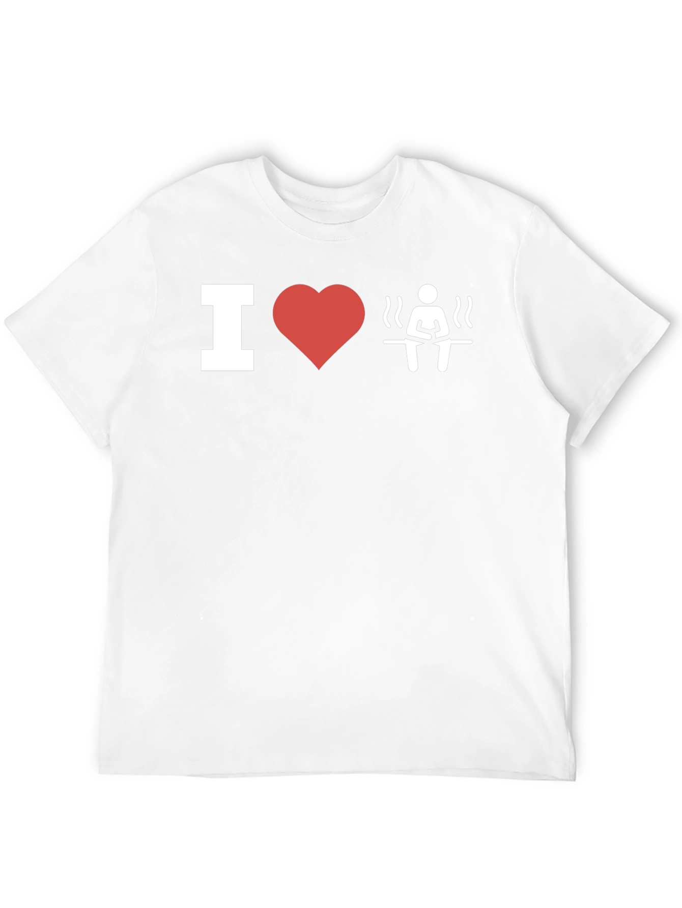 I Love Sauna T-Shirt - Black Unisex Tee
