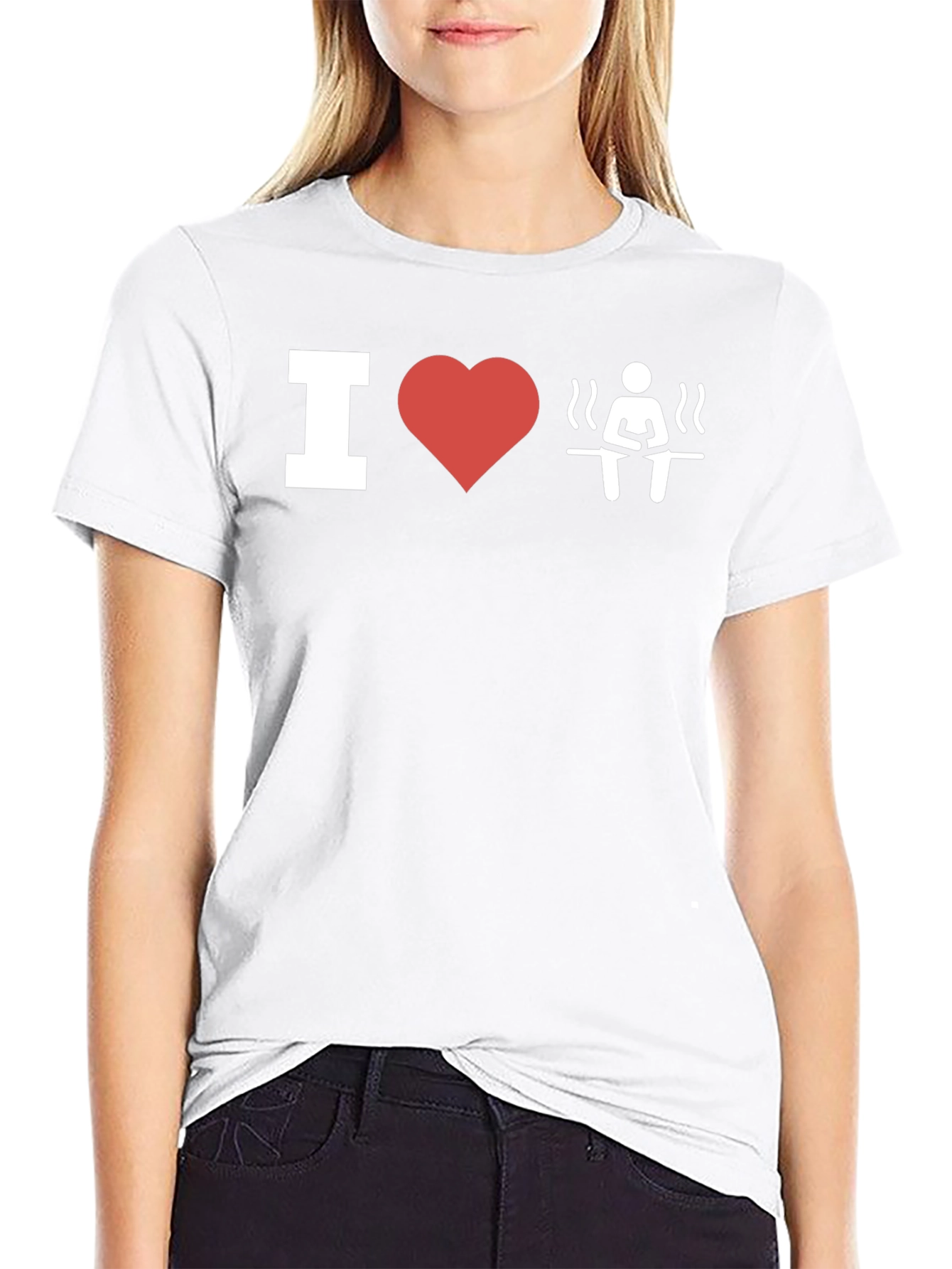 I Love Sauna T-Shirt - Black Unisex Tee