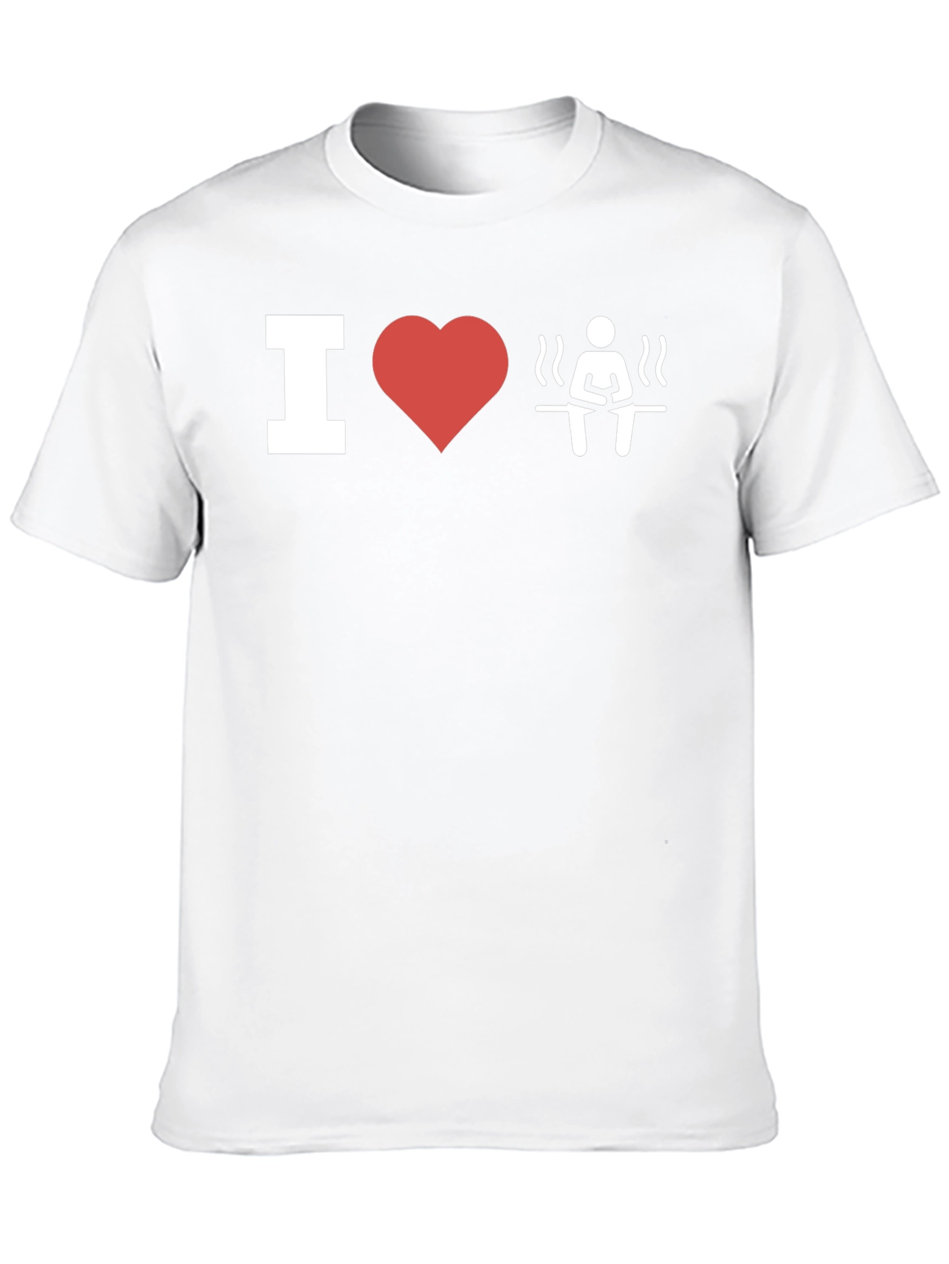 I Love Sauna T-Shirt - Black Unisex Tee