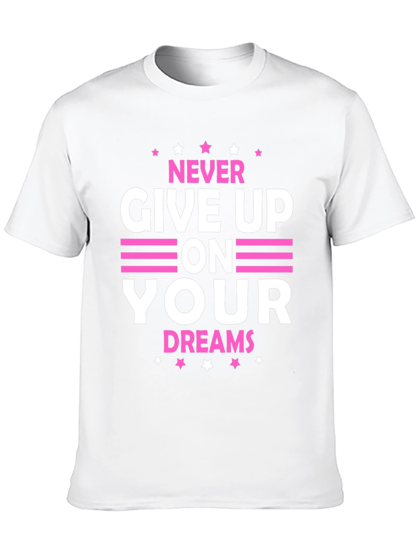 Inspirational Never Give Up Graphic Tee