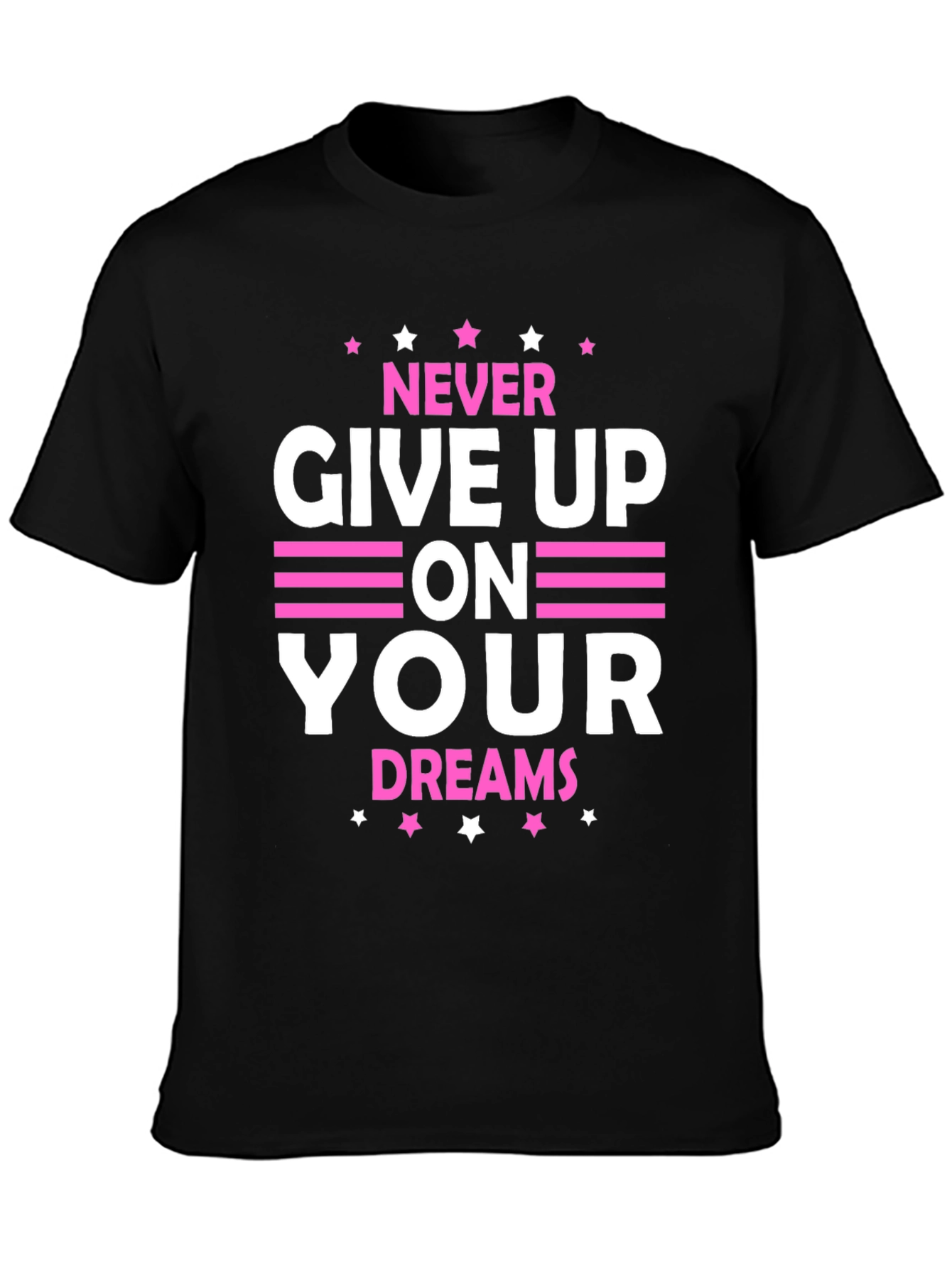 Inspirational Never Give Up Graphic Tee