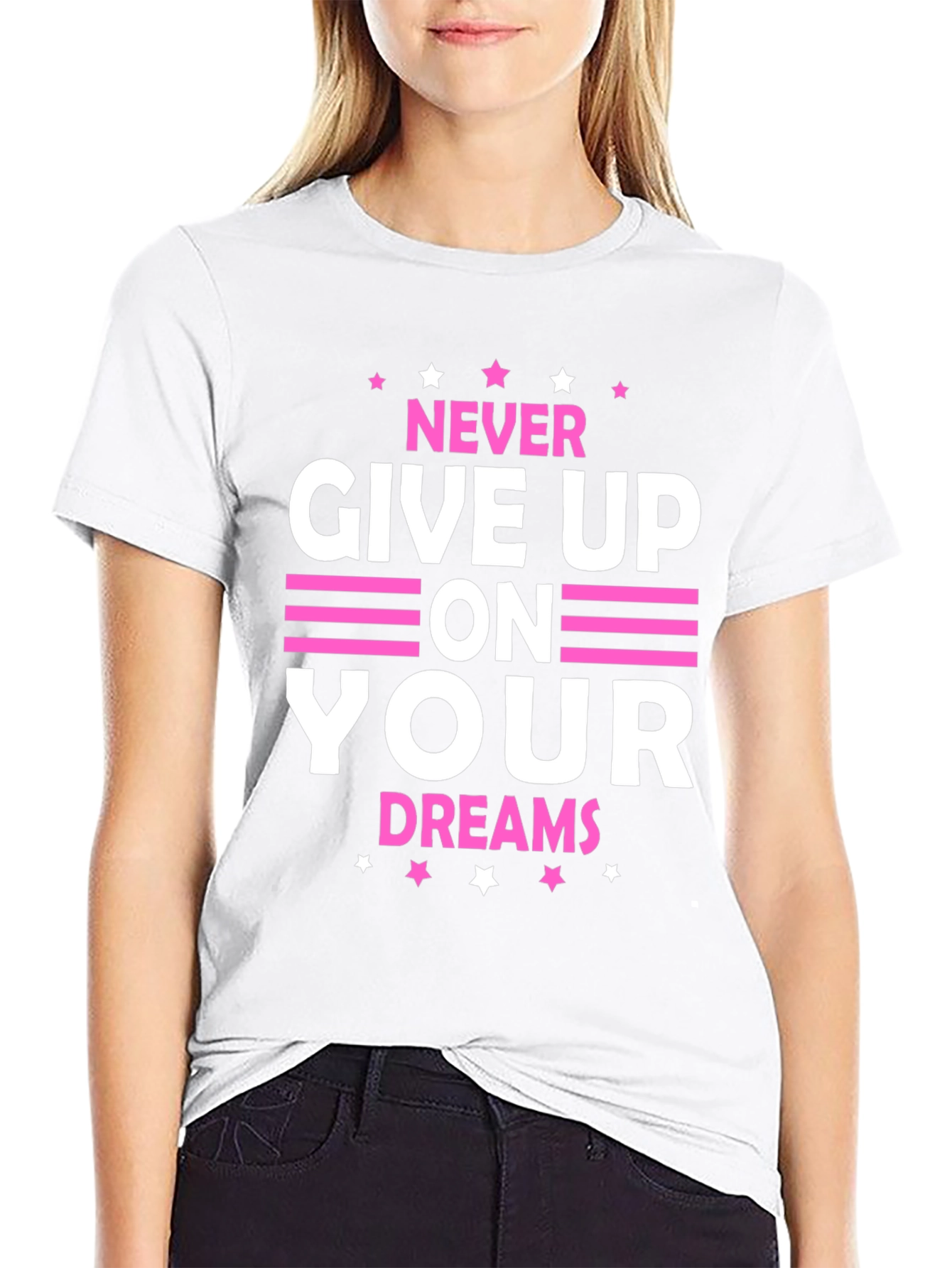Inspirational Never Give Up Graphic Tee