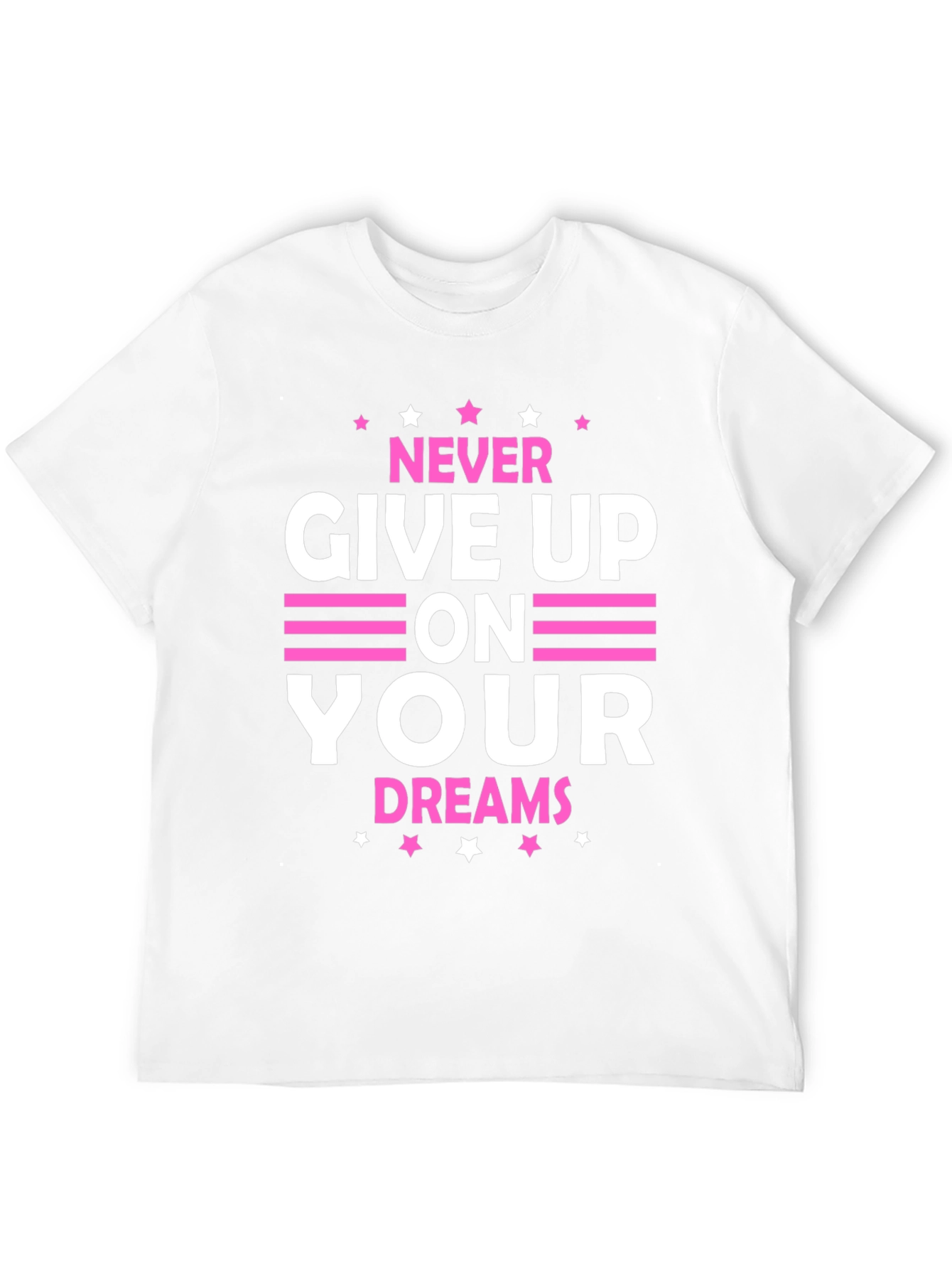 Inspirational Never Give Up Graphic Tee