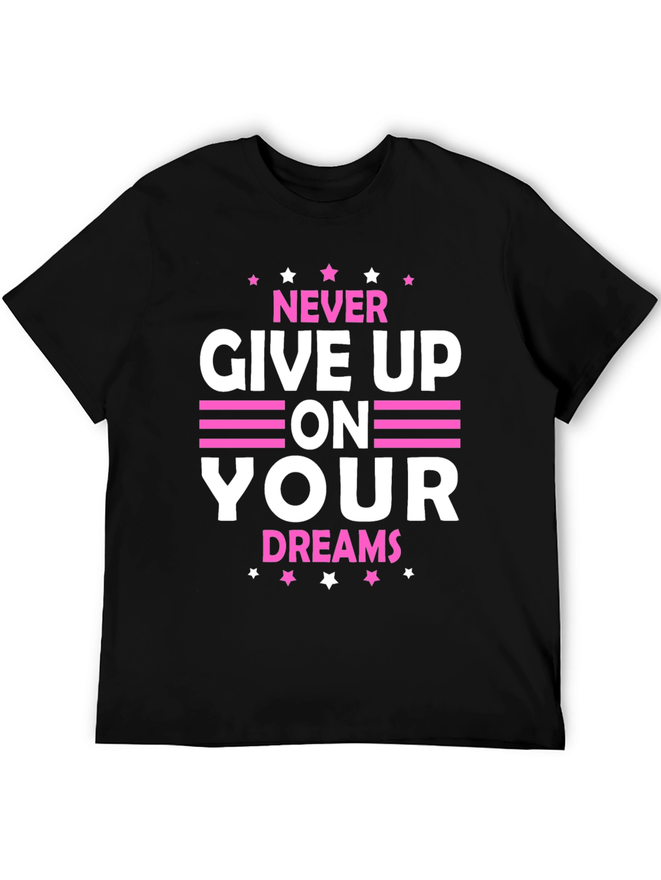 Inspirational Never Give Up Graphic Tee
