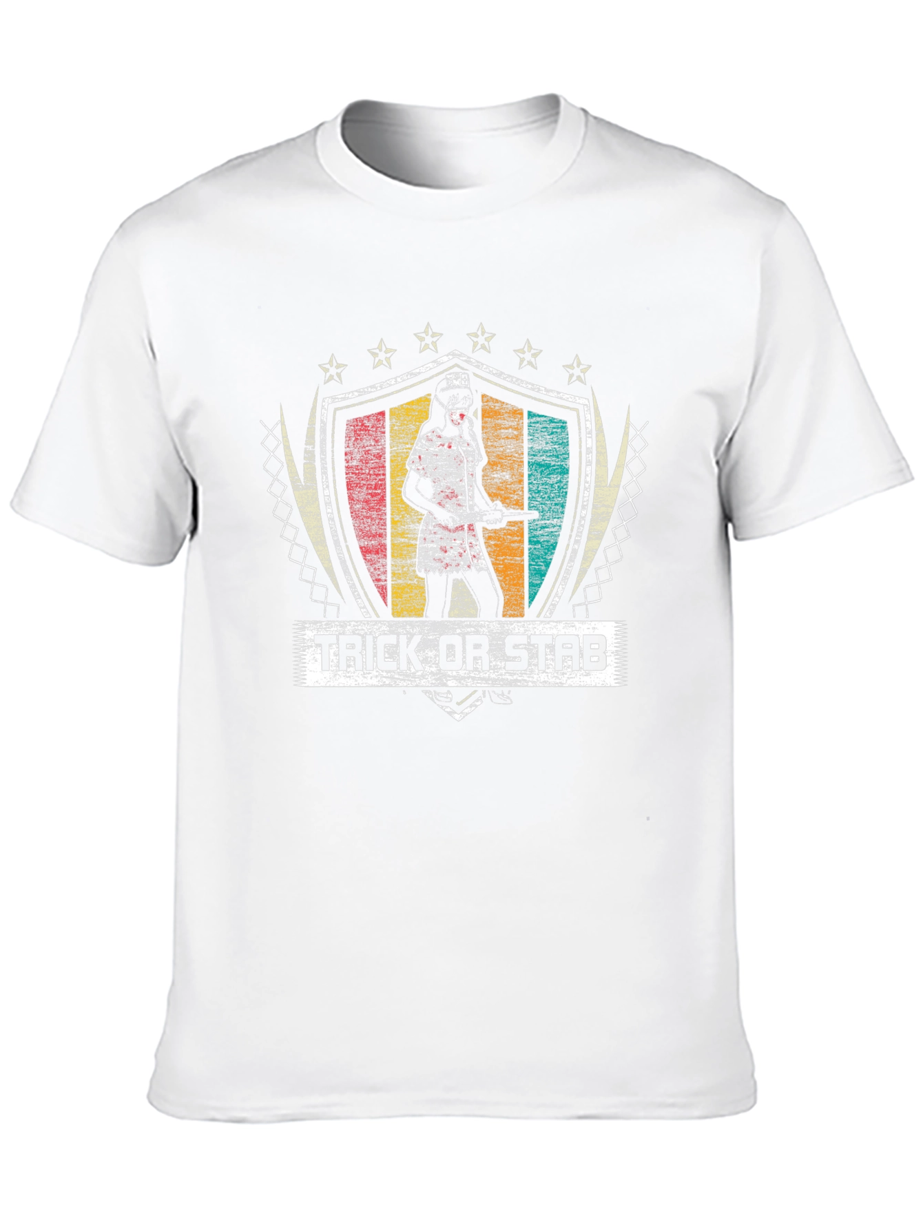 Trick or Stab T-Shirt Halloween Nurse