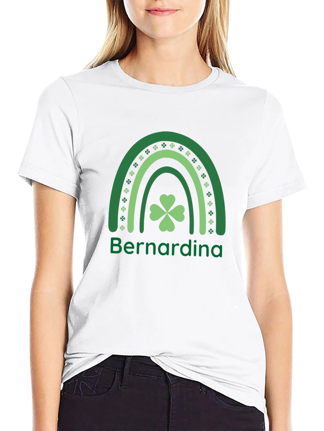 St. Patricks Day Rainbow Name T-Shirt